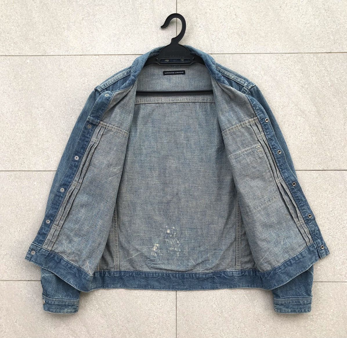 Lounge Lizard Japanese Brand Loung Lizard Type 1 Denim Jacket Jacket Size S / US 4 / IT 40 - 8 Thumbnail