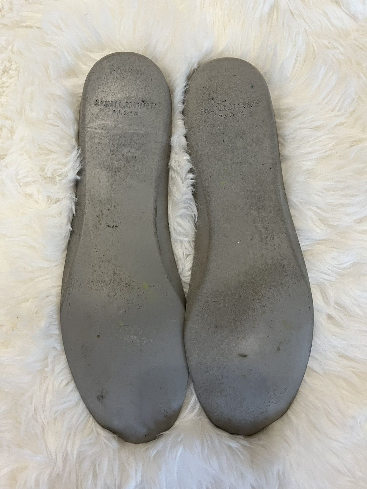 Saint Laurent Paris Saint Laurent Paris White Leather with Leopard Details Size US 10 / IT 40 - 11 Thumbnail
