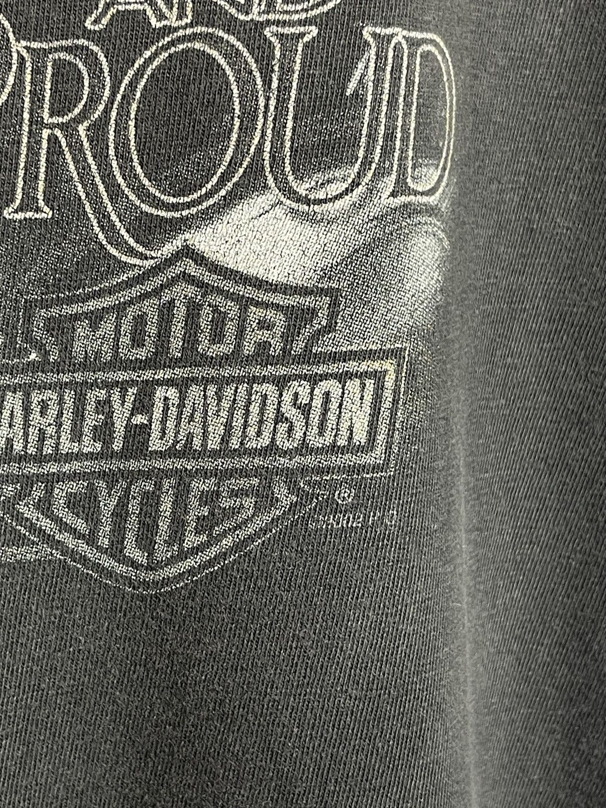 Harley Davidson Harley Davidson Hanes Fearless And Proud Vintage T-Shirt Size M Made In USA Size US M / EU 48-50 / 2 - 4 Thumbnail