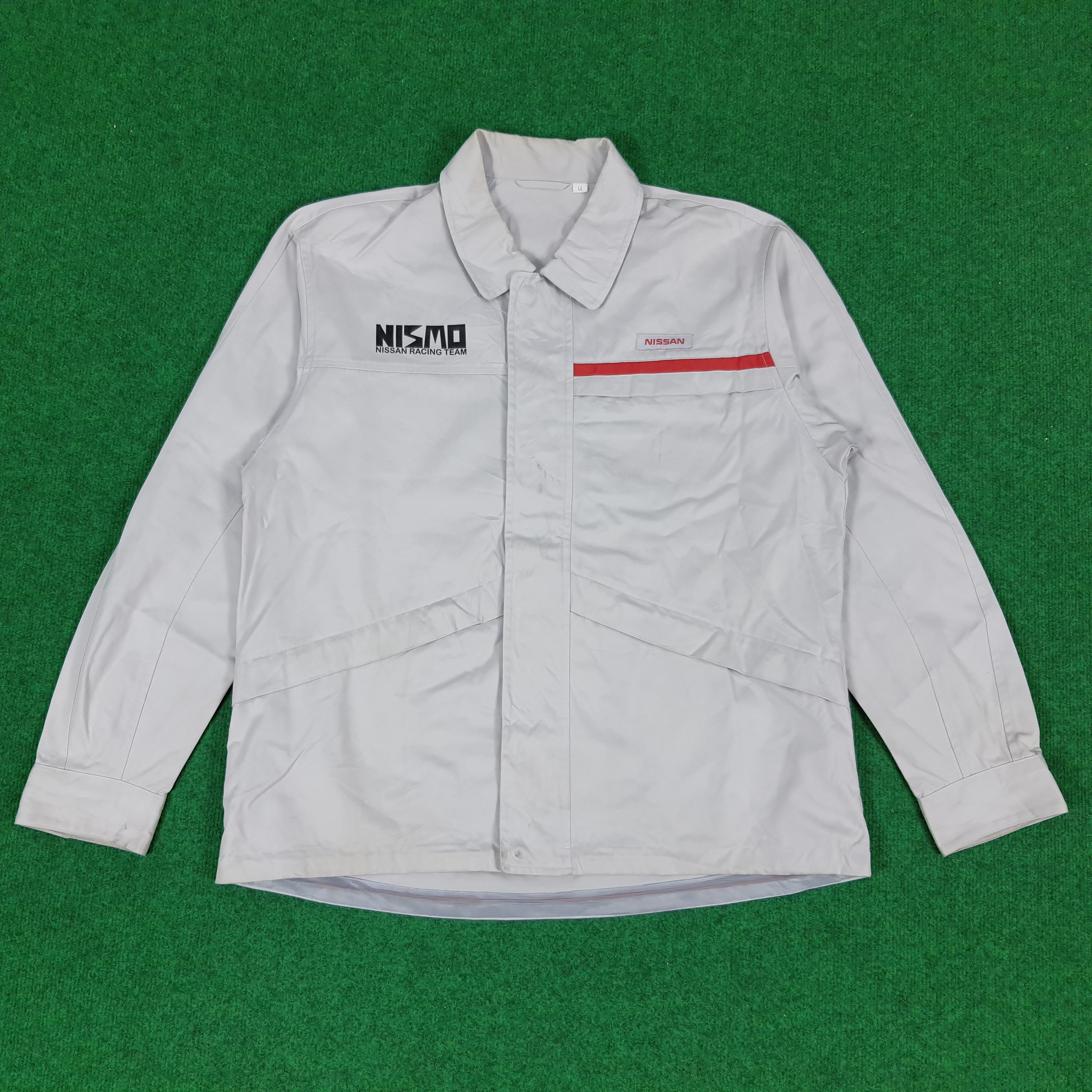 Japanese Brand Vintage NISMO Nissan Racing Team Japan Workwear Jacket Size US L / EU 52-54 / 3 - 3 Thumbnail