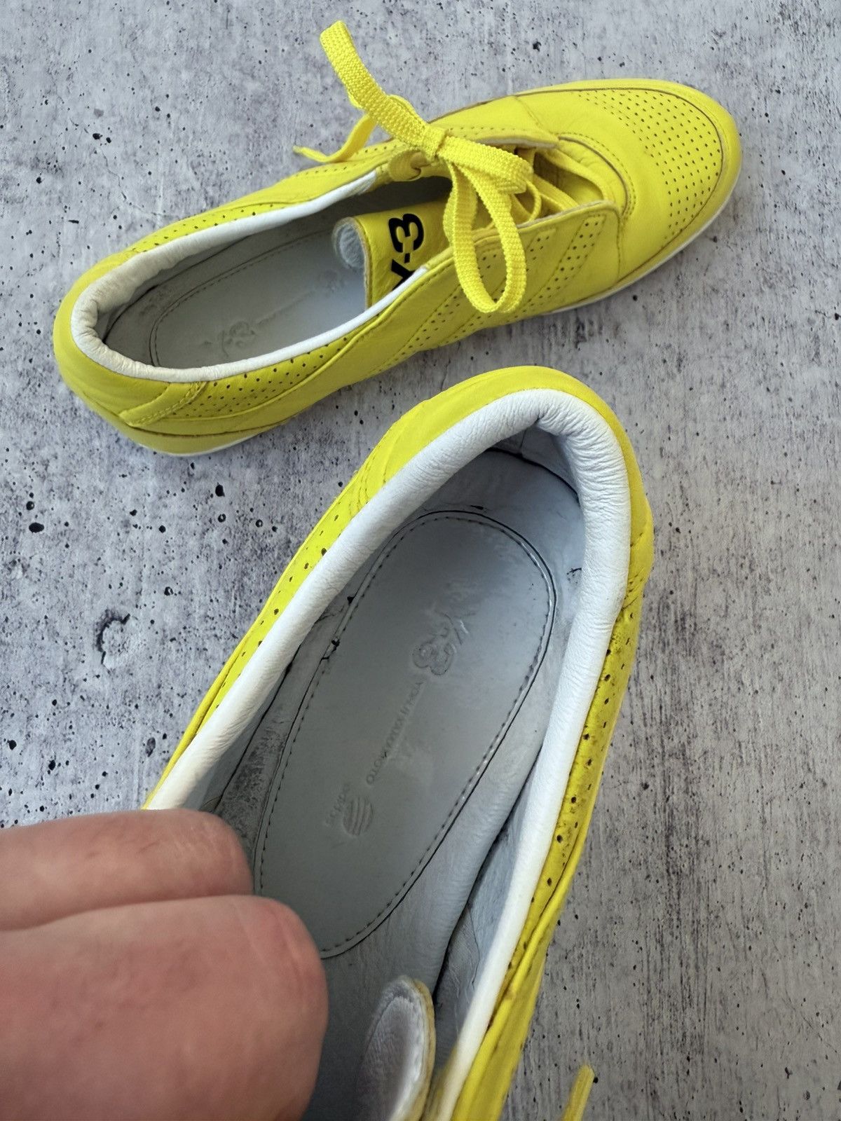 Adidas × Y-3 × Yohji Yamamoto Adidas Yohji Yamamoto Y-3 Honja Leather Trainers Shoes Size US 9 / EU 42 - 9 Thumbnail