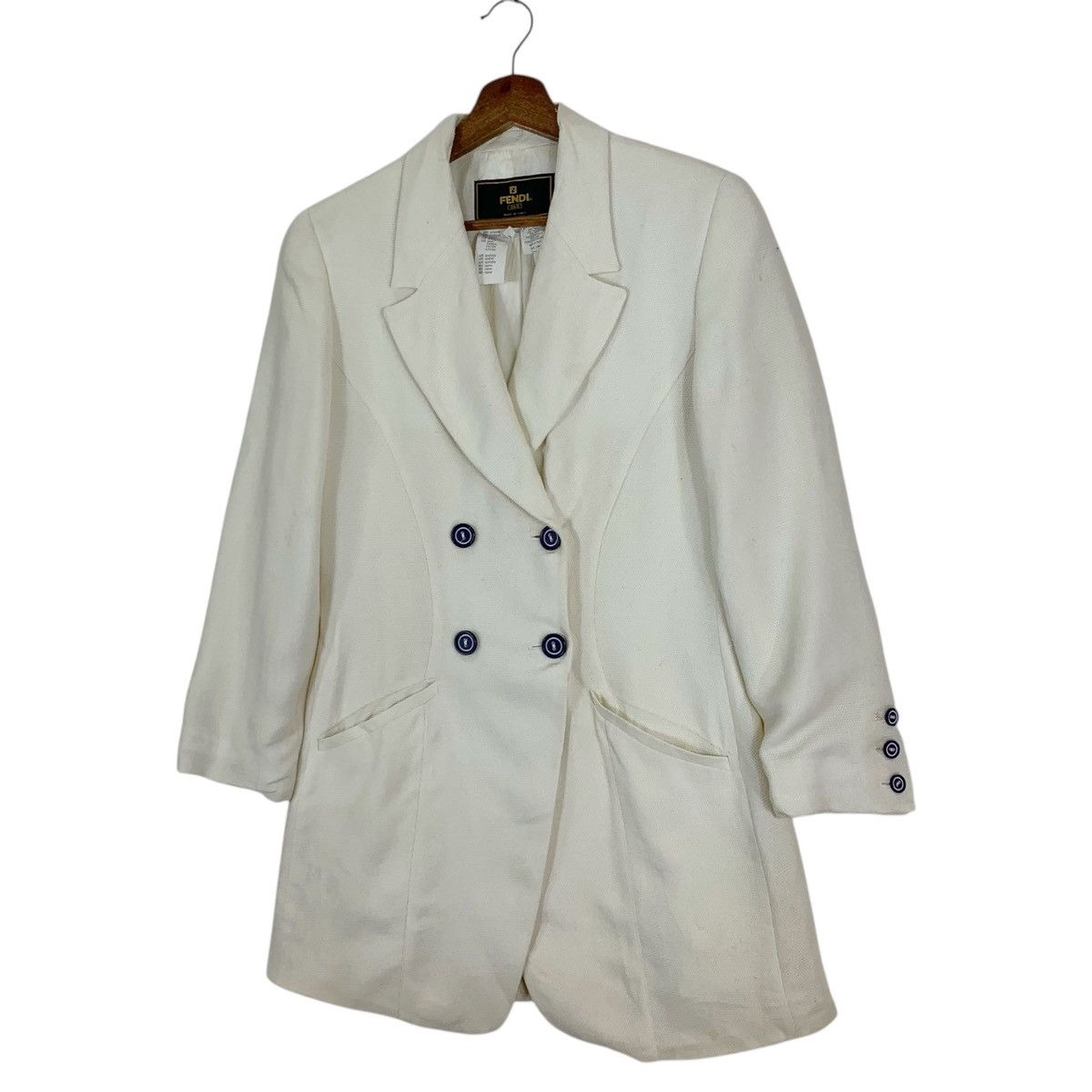 Fendi Vintage Fendi 365 Double Breast Blazer Coat Size US XS / EU 42 / 0 - 3 Thumbnail