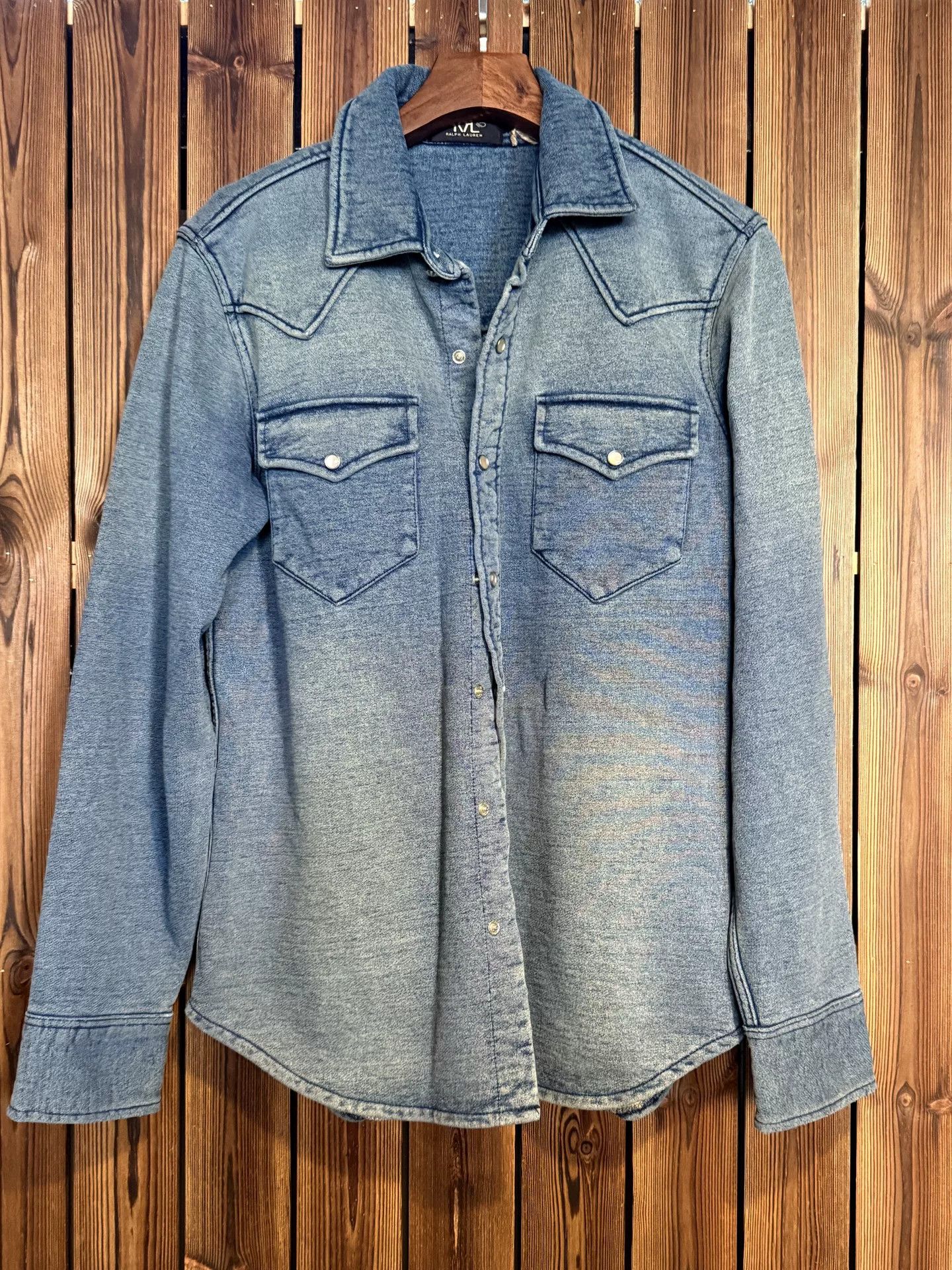 RRL Ralph Lauren RRL Ralph Lauren Denim Shirt Size US S / EU 44-46 / 1 - 1 Thumbnail
