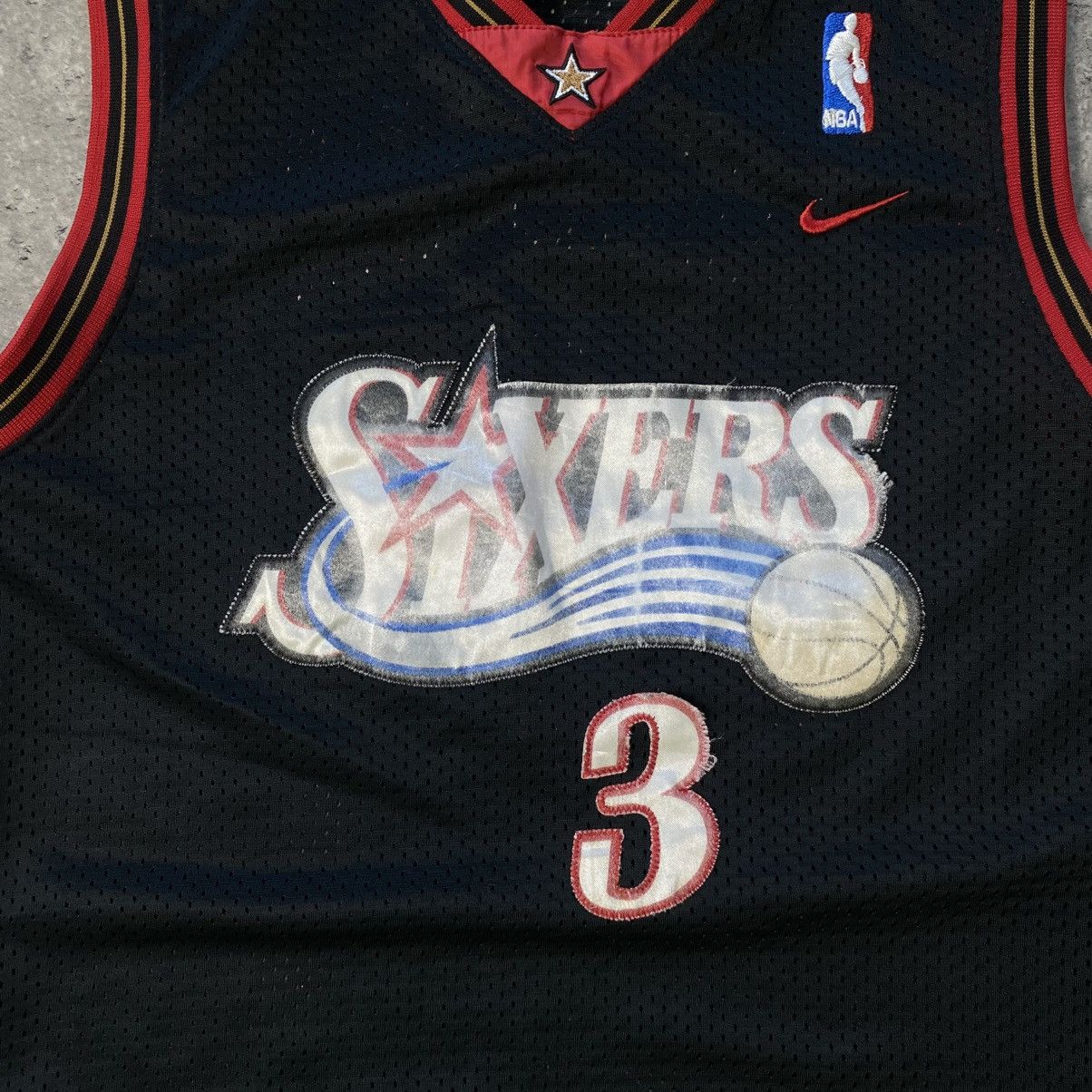 NBA Nike NBA Allen Iverson #3 Philadelphia 76ers Sixers Jersey Size US XL / EU 56 / 4 - 5 Thumbnail