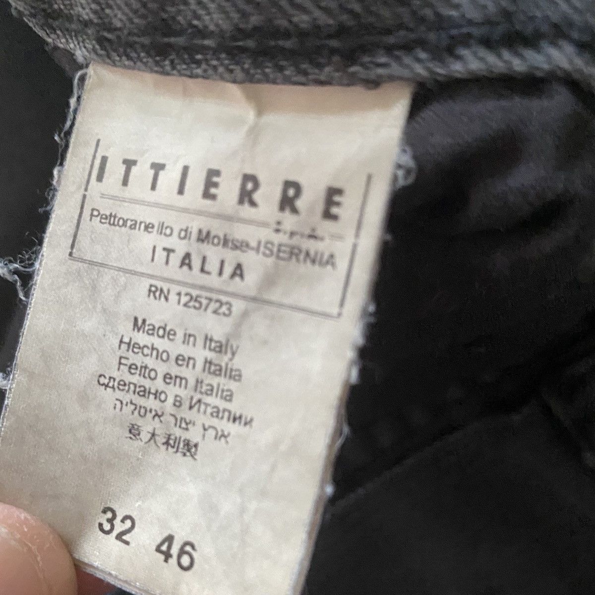 Balmain Balmain Biker Dart Knees Dark Grey Jeans Size US 32 / EU 48 - 6 Thumbnail