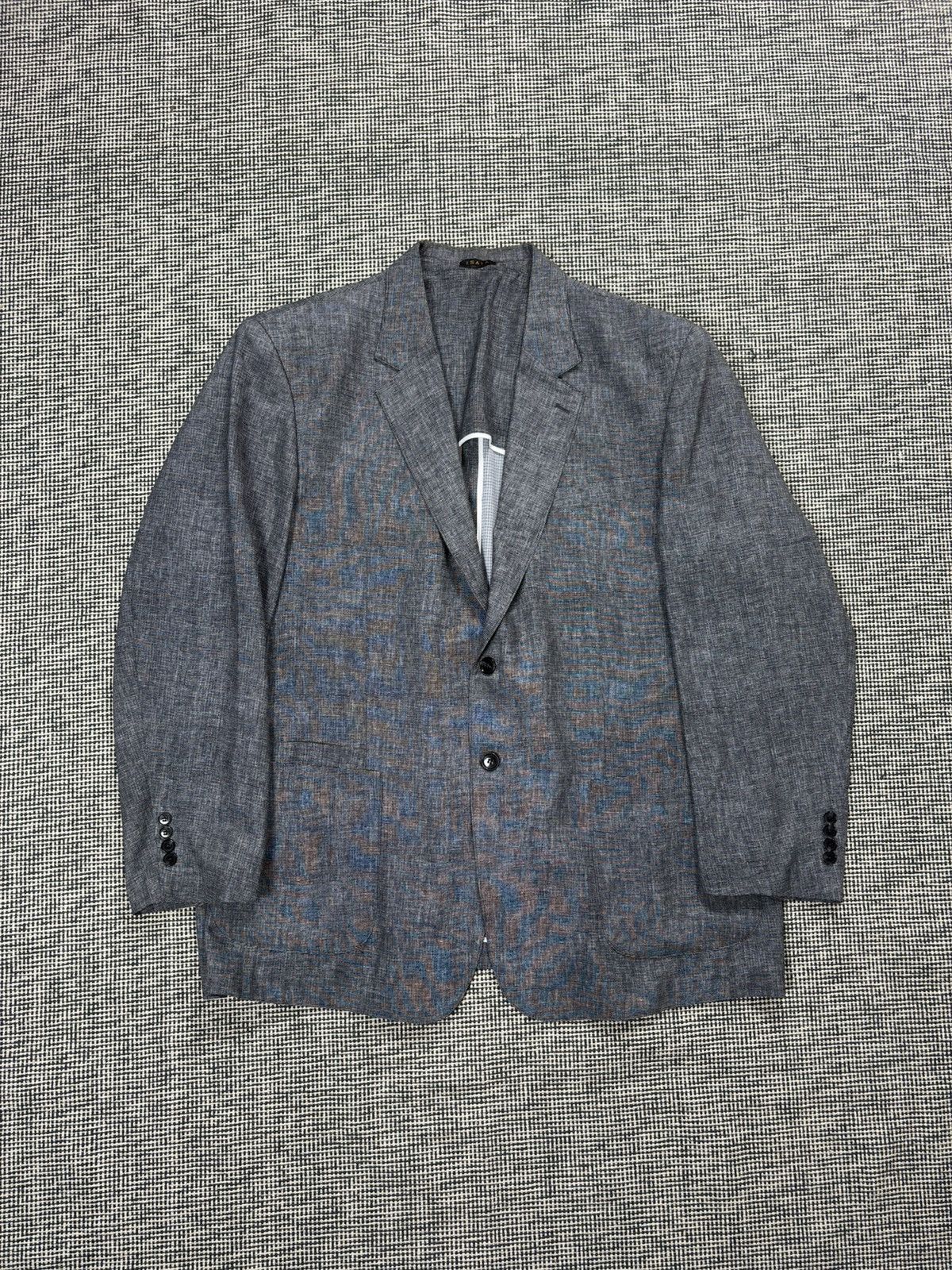 Isaia Isaia heritage poly micro comp sport blazer jacket luxury Size 46R - 2 Thumbnail