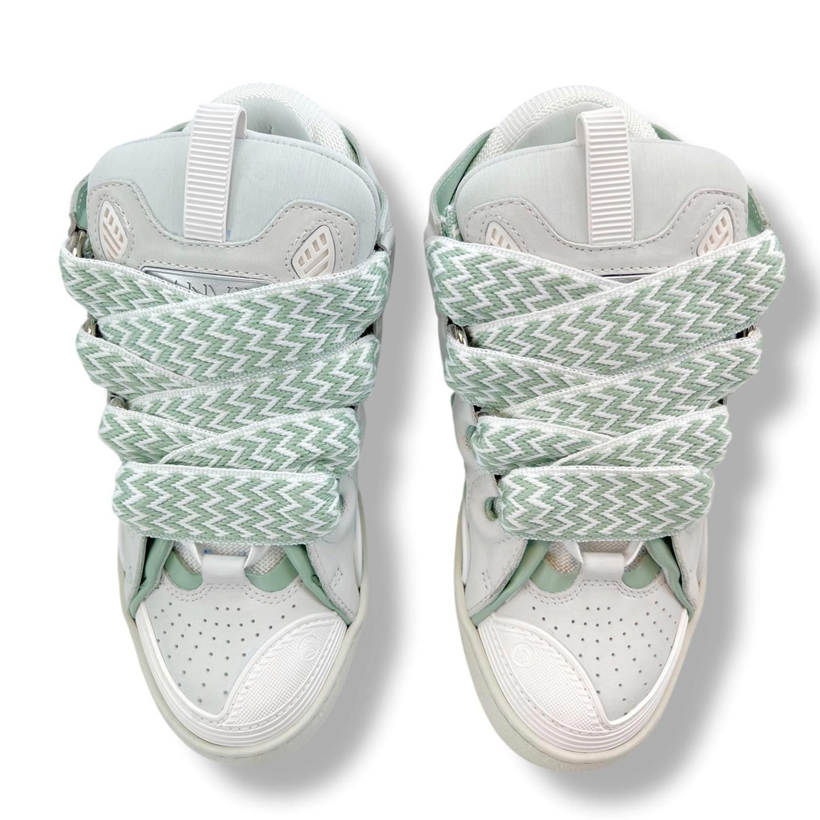 Lanvin Lanvin Mint Green Curb Trainers Size US 8 / IT 38 - 3 Thumbnail