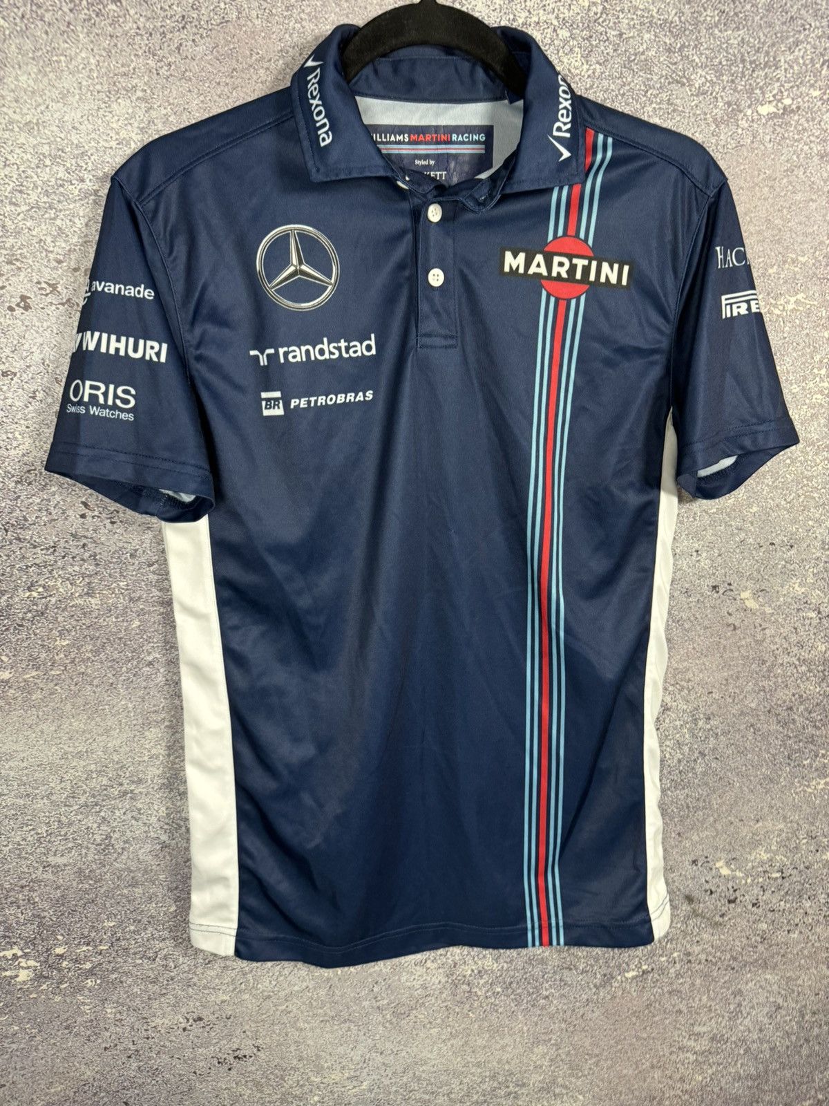 Formula 1 × R.M. Williams Williams Martini Racing Hackett Mercedes Team F-1 Blokcore Size US XS / EU 42 / 0 - 4 Thumbnail