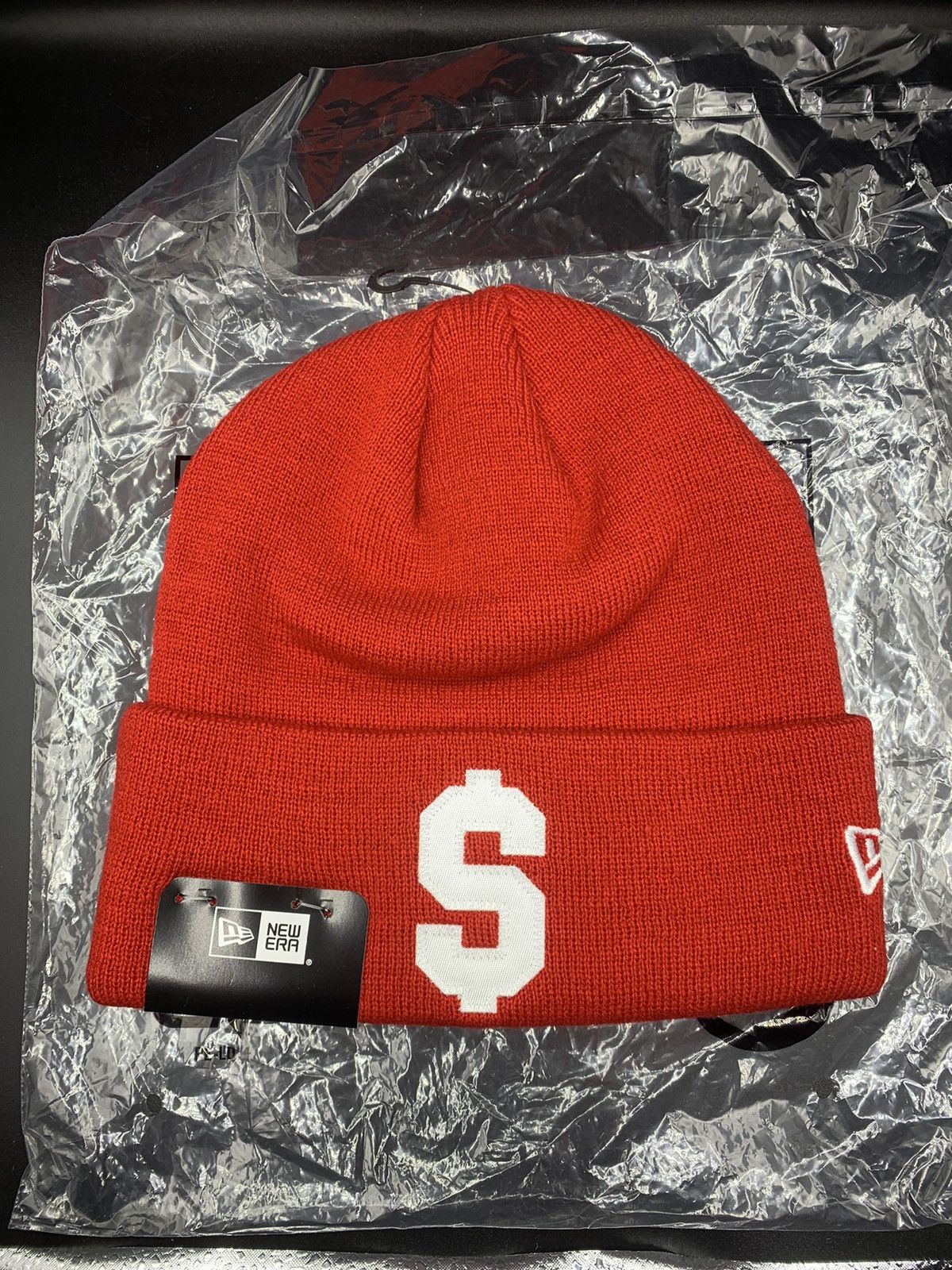 image of New Era Beanie - Red, Men's