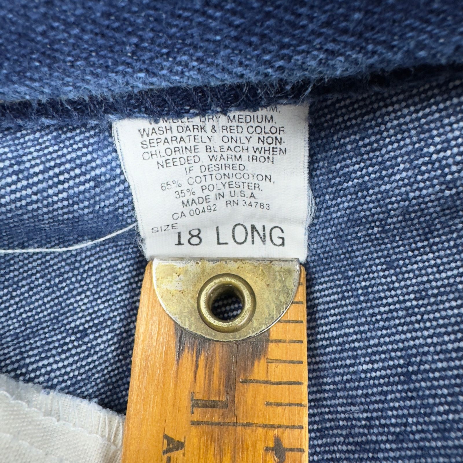 Lee VTG Lee Women’s High-Rise Jeans 18L Dark Wash Size 31" - 4 Thumbnail