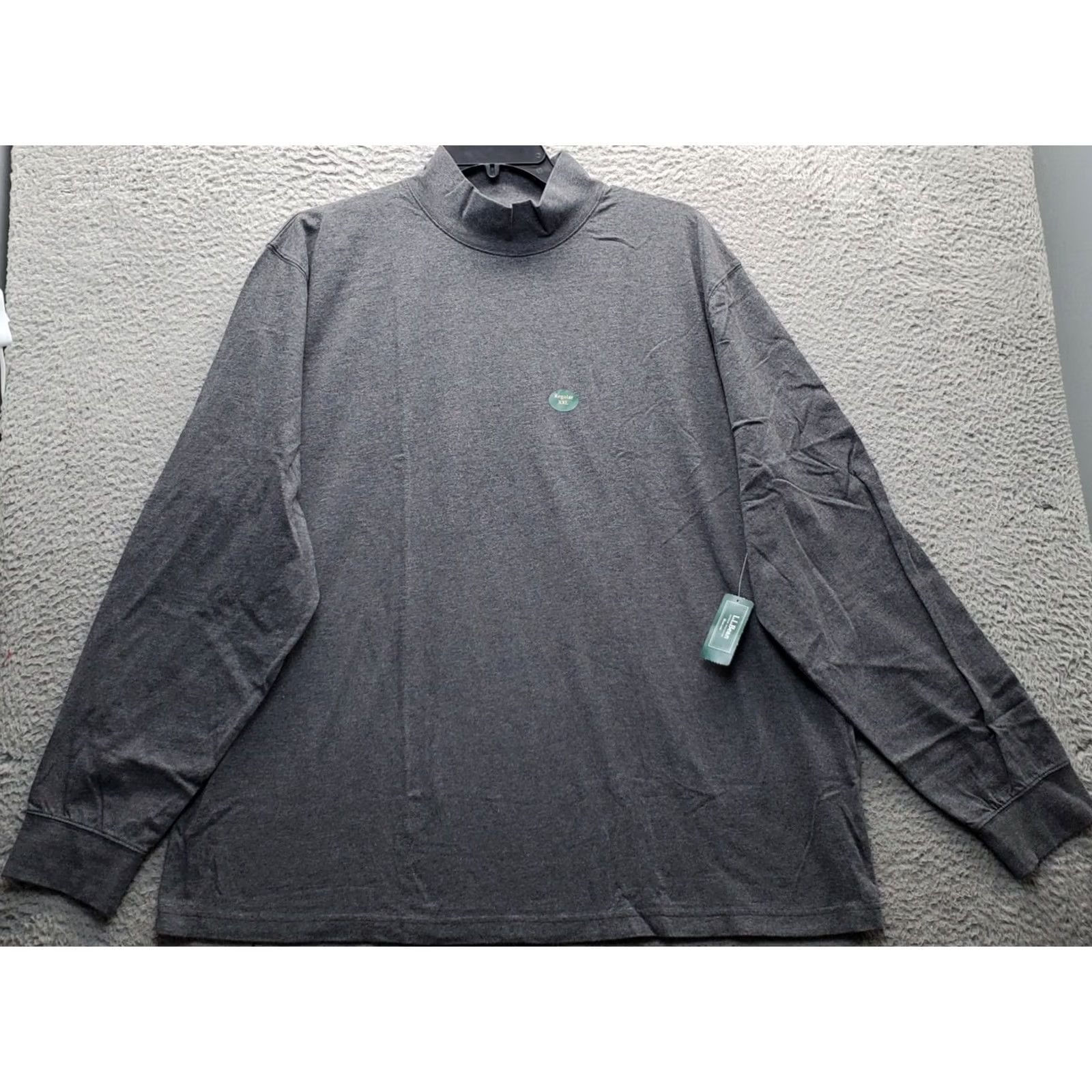 Vintage L.L. Bean Shirt Mens XXL Gray Traditional Fit Raglan Sleeve Turtleneck Pullover Size US XXL / EU 58 / 5 - 2 Thumbnail