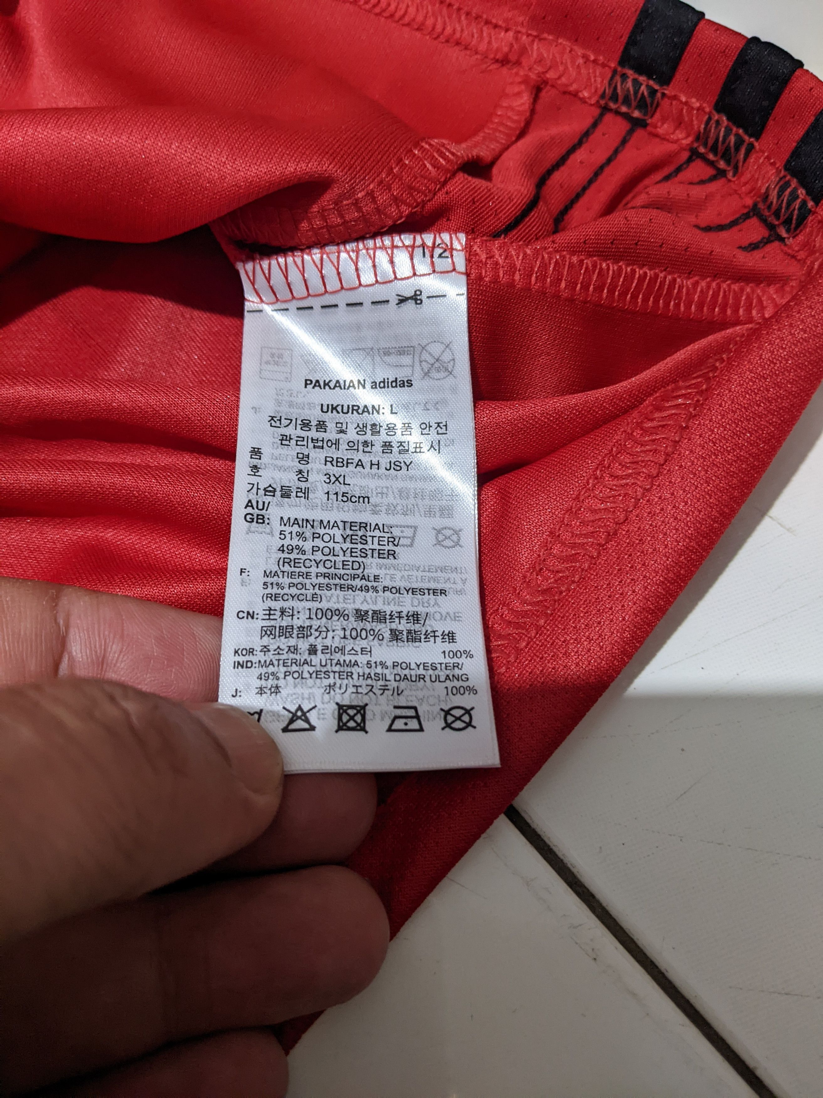 Adidas Belgium Euro 2020-2021 Home Jersey De Bruyne 7 Size US L / EU 52-54 / 3 - 11 Thumbnail
