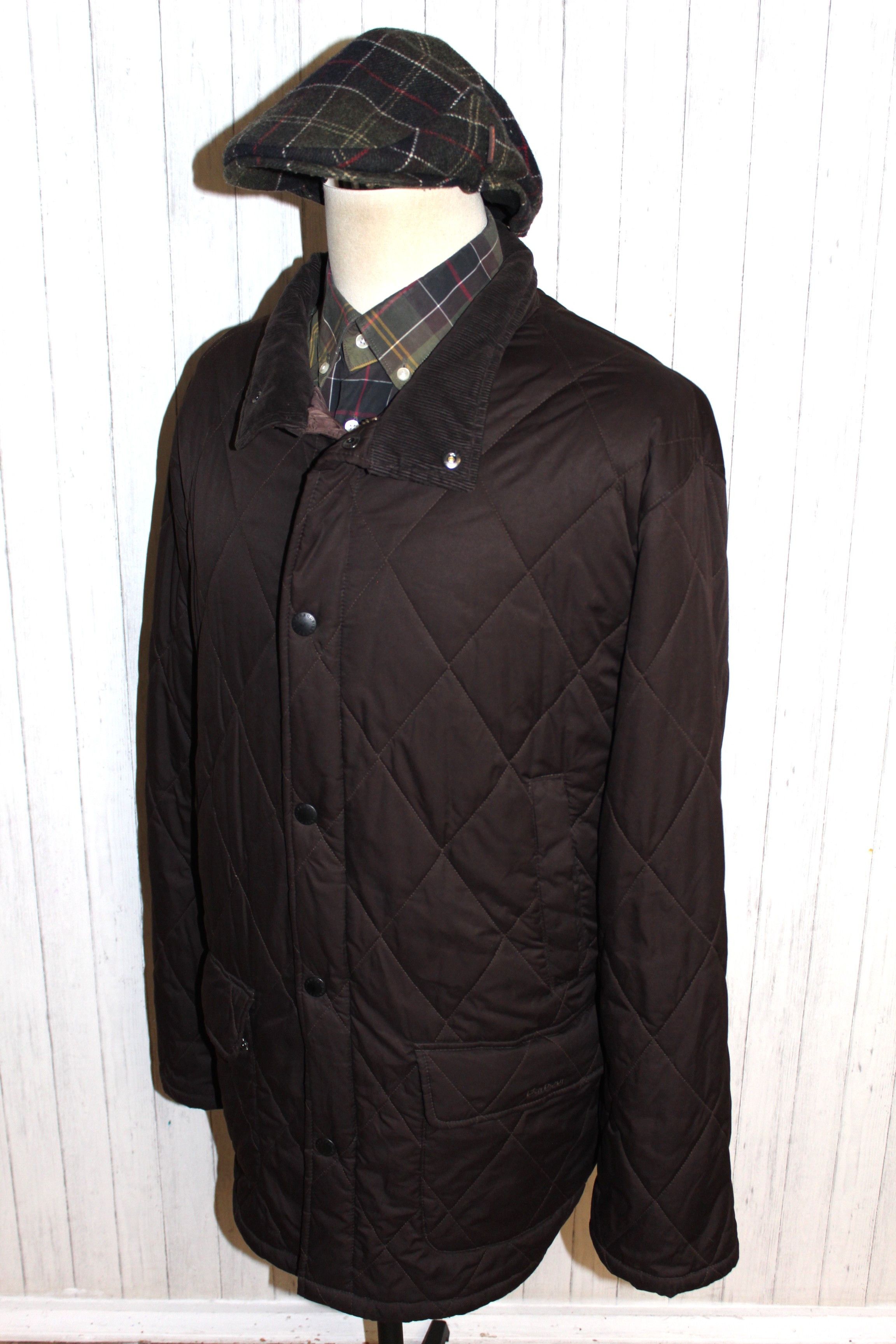 Barbour BARBOUR Knightsbridge Brown Quilted Jacket Size XL Size US XL / EU 56 / 4 - 4 Thumbnail
