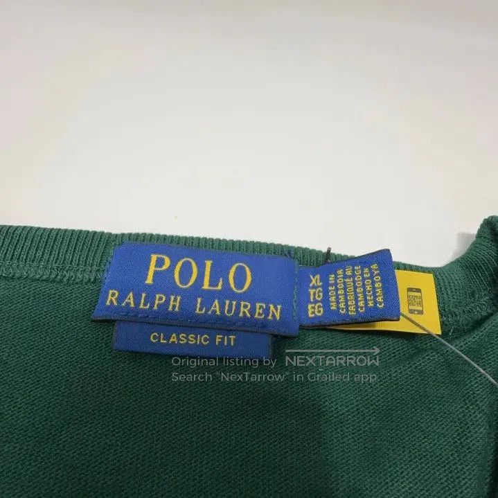 Polo Ralph Lauren Polo Ralph Lauren Embroidered Solid Crew Neck Tee. Size US XL / EU 56 / 4 - 4 Thumbnail