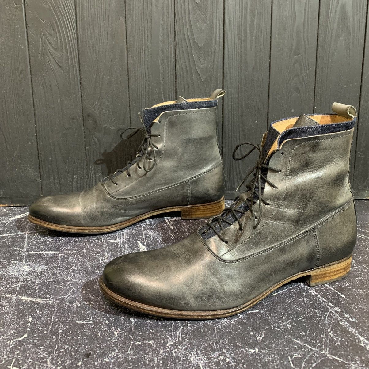 Antony Morato Antony MORATO Leather Boots Size 44 Rick Owens Style Size US 9 / EU 42 - 4 Thumbnail