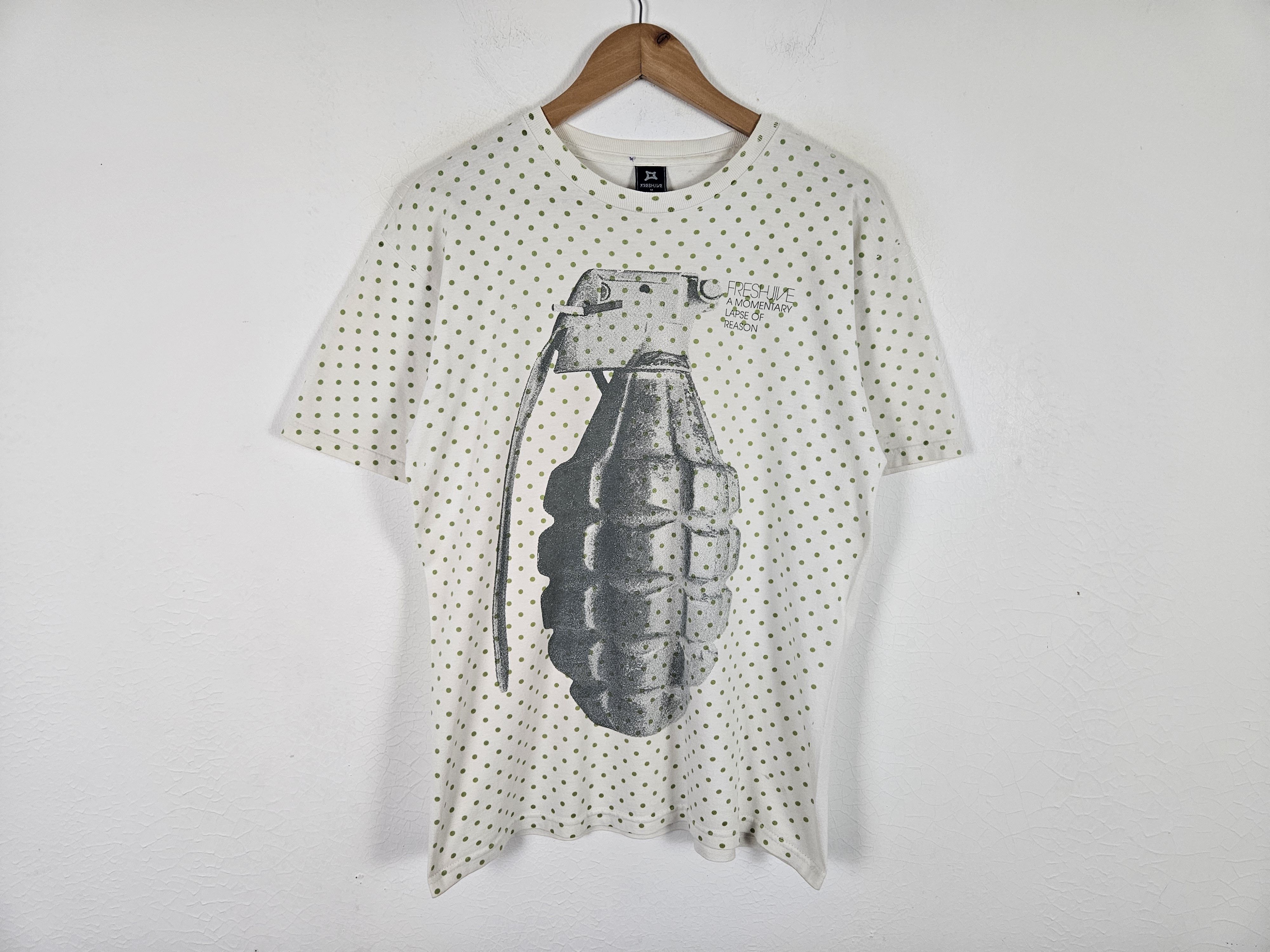 Freshjive Vintage Freshjive Grenade Bomb shirt Size US M / EU 48-50 / 2 - 2 Thumbnail