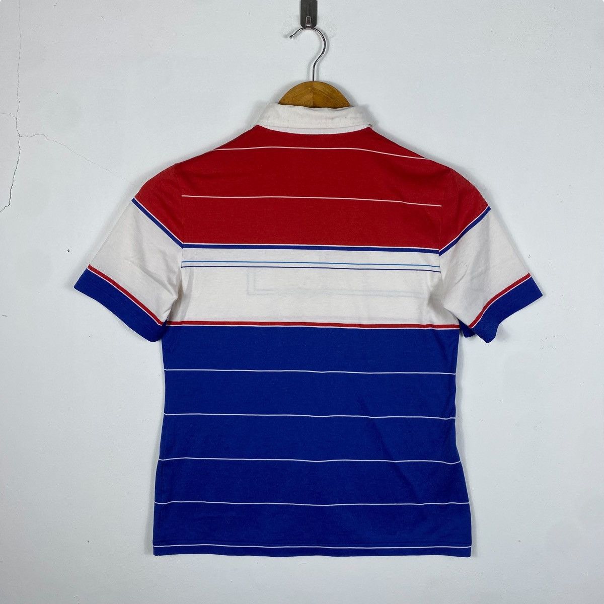 RENOWN Vintage 70's ARNOLD PALMER RENOWN Tri-Colours Striped Polo Size US M / EU 48-50 / 2 - 4 Thumbnail