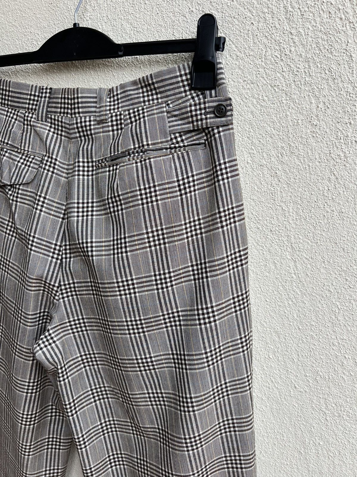 Vintage 90s Christian Dior Sports Checks Wool Trouser Pant