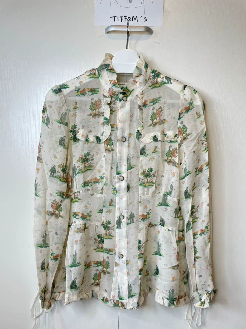 Undercover UNDERCOVER2002 Silk Chiffon Shirt 2504-Nextarrow Size M / US 6-8 / IT 42-44 - 1 Thumbnail