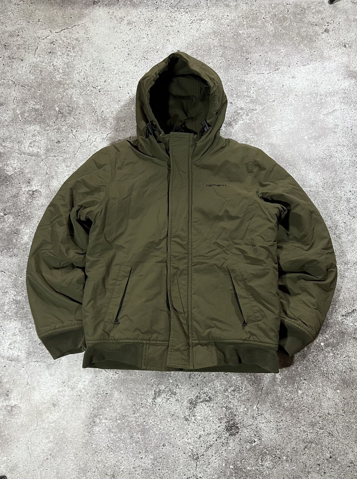 Carhartt Vintage Y2k distressed Faded carhartt bomber Lined Jacket Size US S / EU 44-46 / 1 - 1 Thumbnail