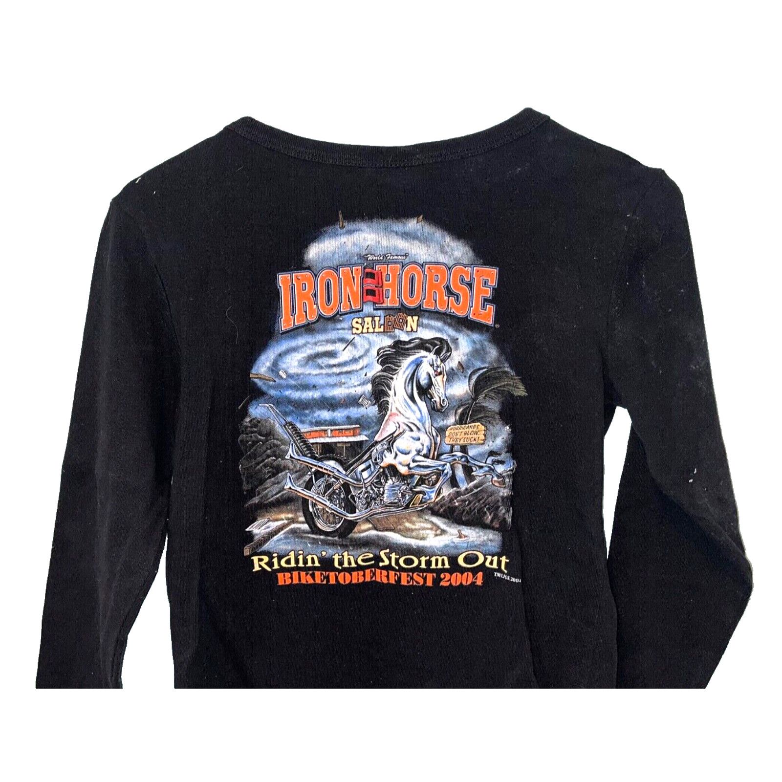 Other Iron Horse Saloon 2004 Biketoberfest Women's Sz. M Henley Size M / US 6-8 / IT 42-44 - 3 Thumbnail