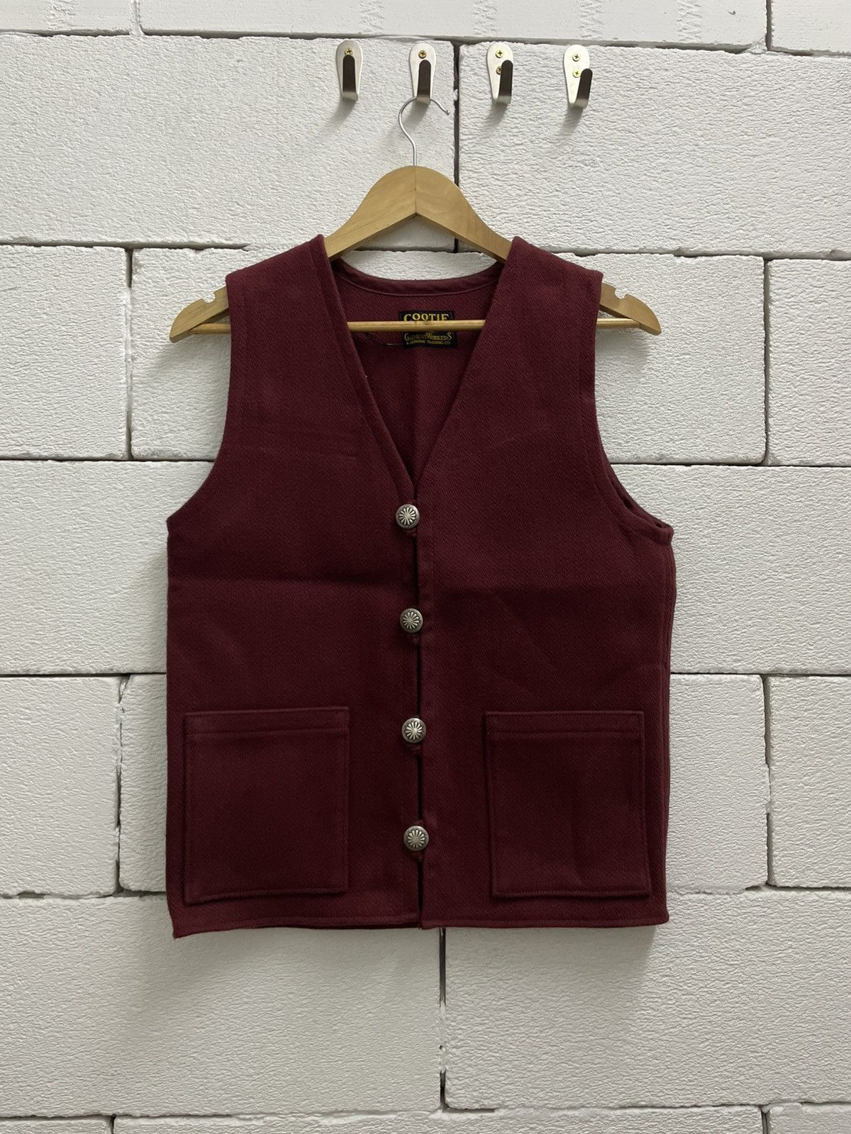 Japanese Brand Cootie Productions Japan Duck Cotton Vest Size US M / EU 48-50 / 2 - 1 Thumbnail