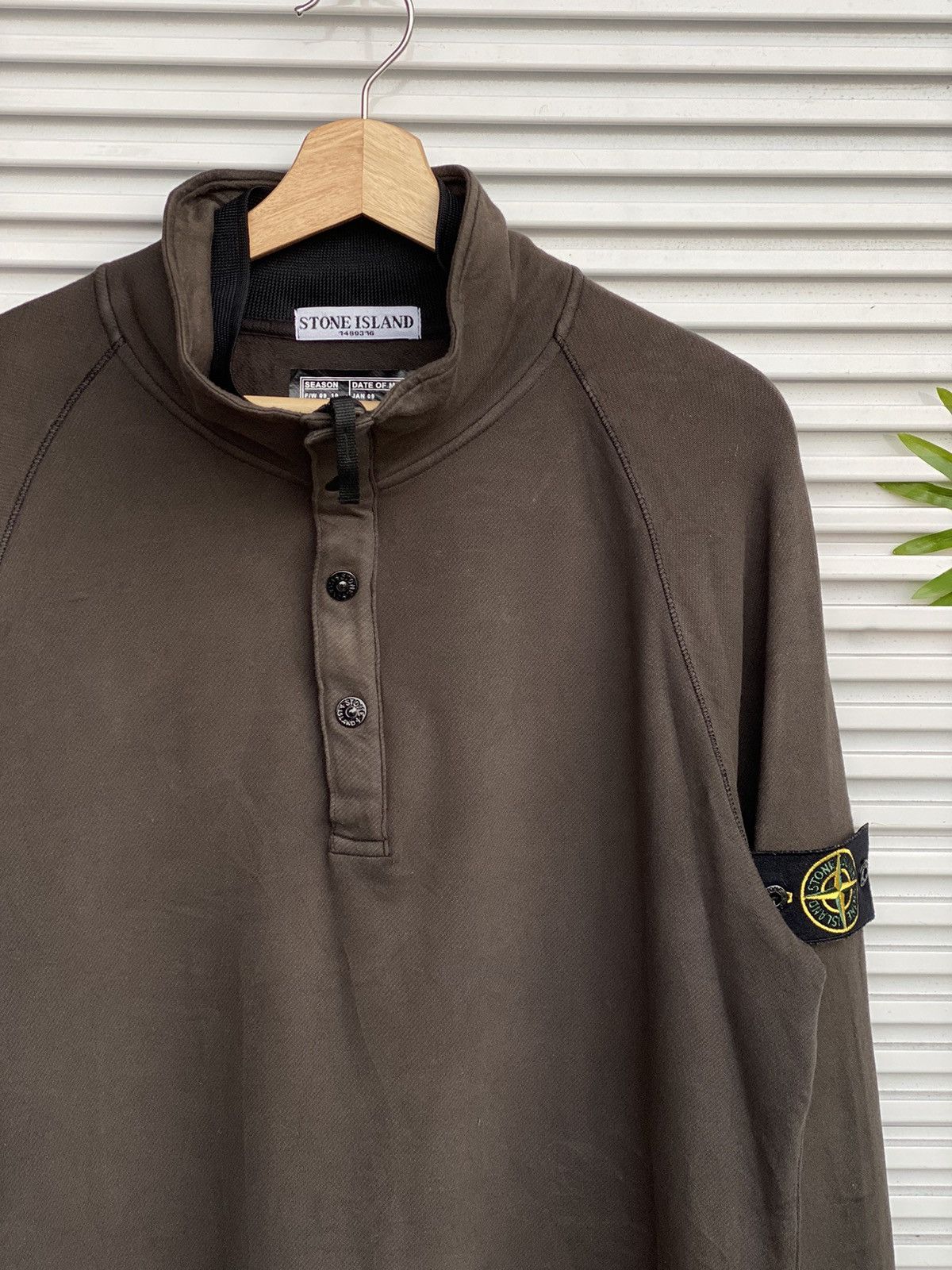 Stone Island Vintage Stone Island Brown Half Zipper / Travis Flacko Scott Size US XL / EU 56 / 4 - 2 Thumbnail