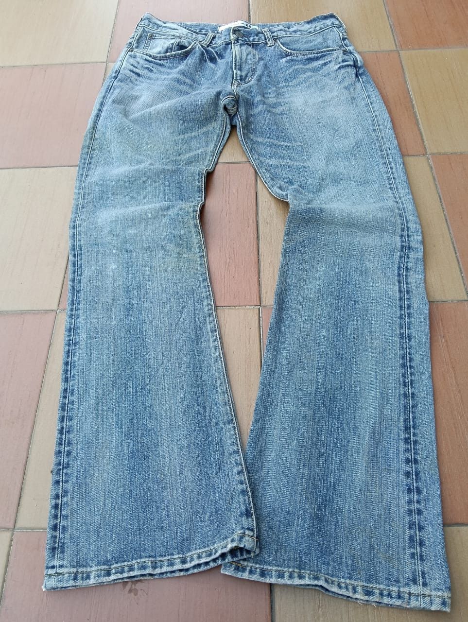 Edwin EDWIN XV Exclusive Vintage Bootcut Denim Jeans - Light Wash Size US 33 - 1 Thumbnail