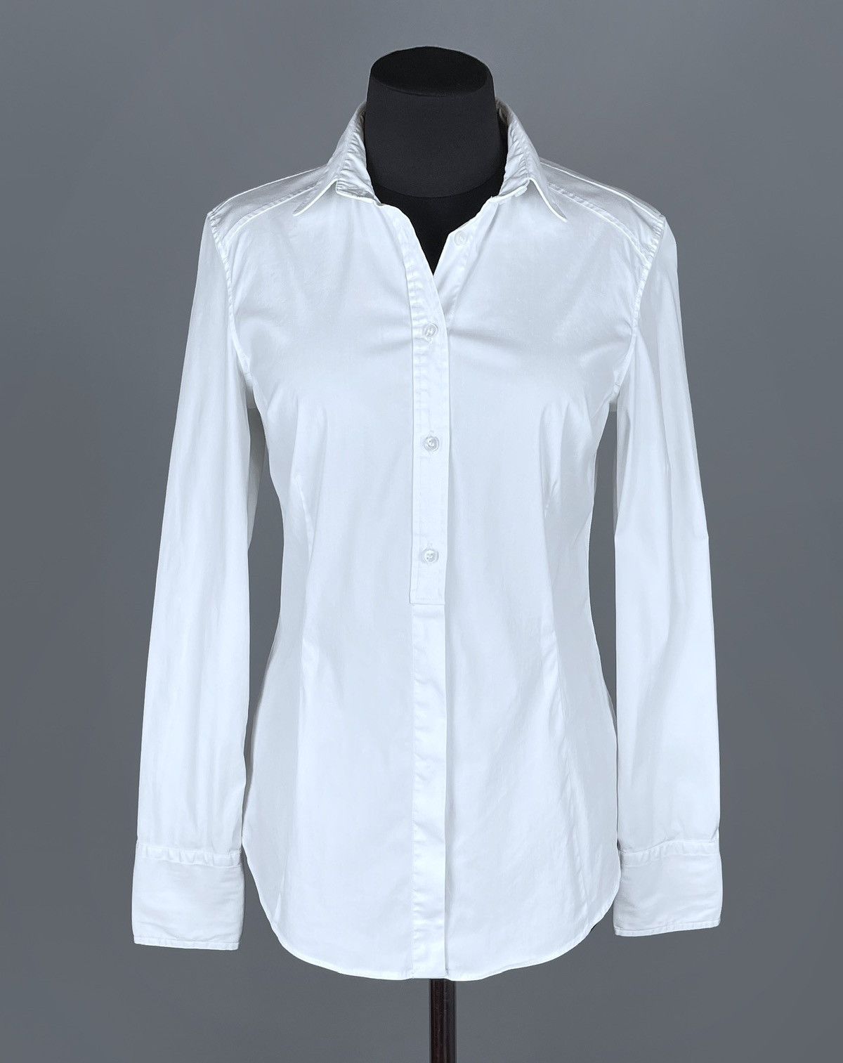 Brunello Cucinelli Brunello Cucinelli Classic Cotton Stretch LS Shirt Size L Size L / US 10 / IT 46 - 8 Thumbnail