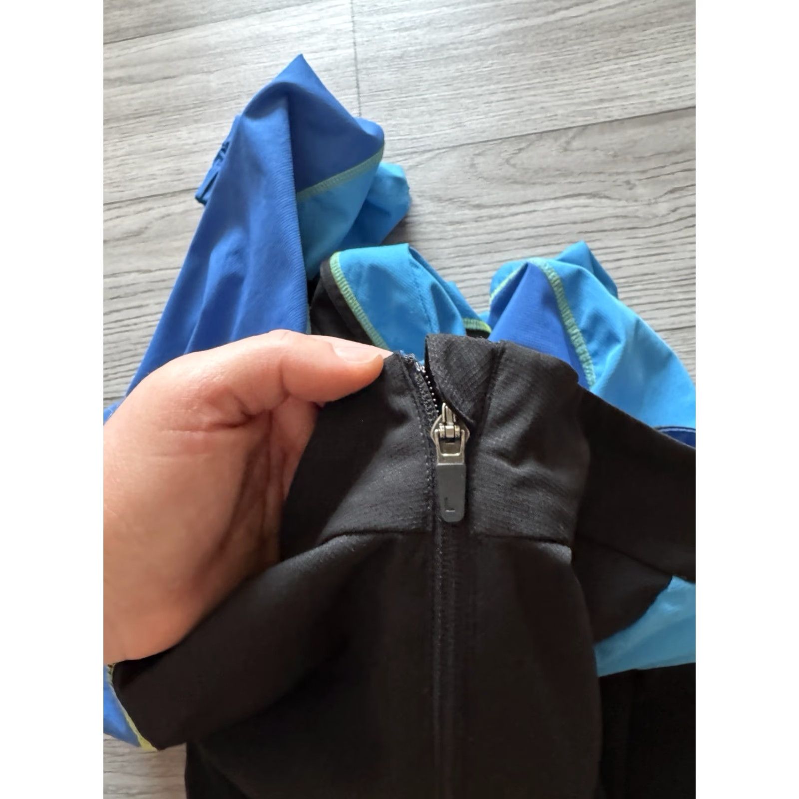 Lacoste Lacoste Sport High-Neck Tracksuit Zip Jacket Blue Black 3XL Men Shirt? Size US 39 - 6 Thumbnail