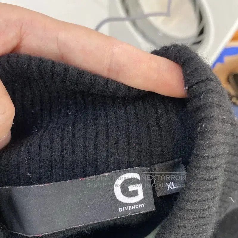 Givenchy Givenchy Black Wool Blend Sweater . Size XL / US 12-14 / IT 48-50 - 6 Thumbnail