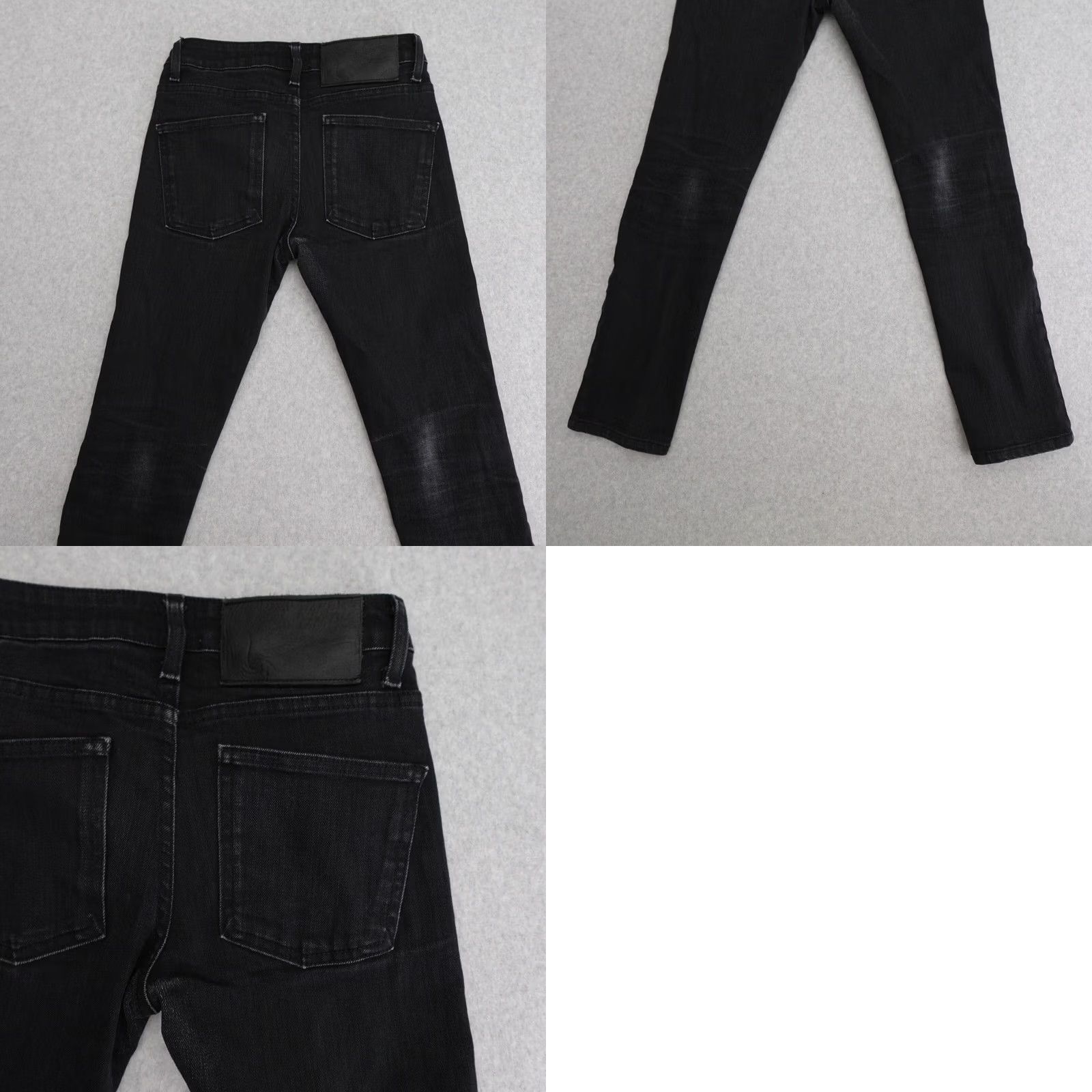 Denime Naked & Famous Denim Jeans Slim 28 Black Denim 28x26 Mens Regular Straight 9.5oz Denim Size 28 Black Jeans Skinny Fit 28x26 Size US 28 / EU 44 - 9 Thumbnail