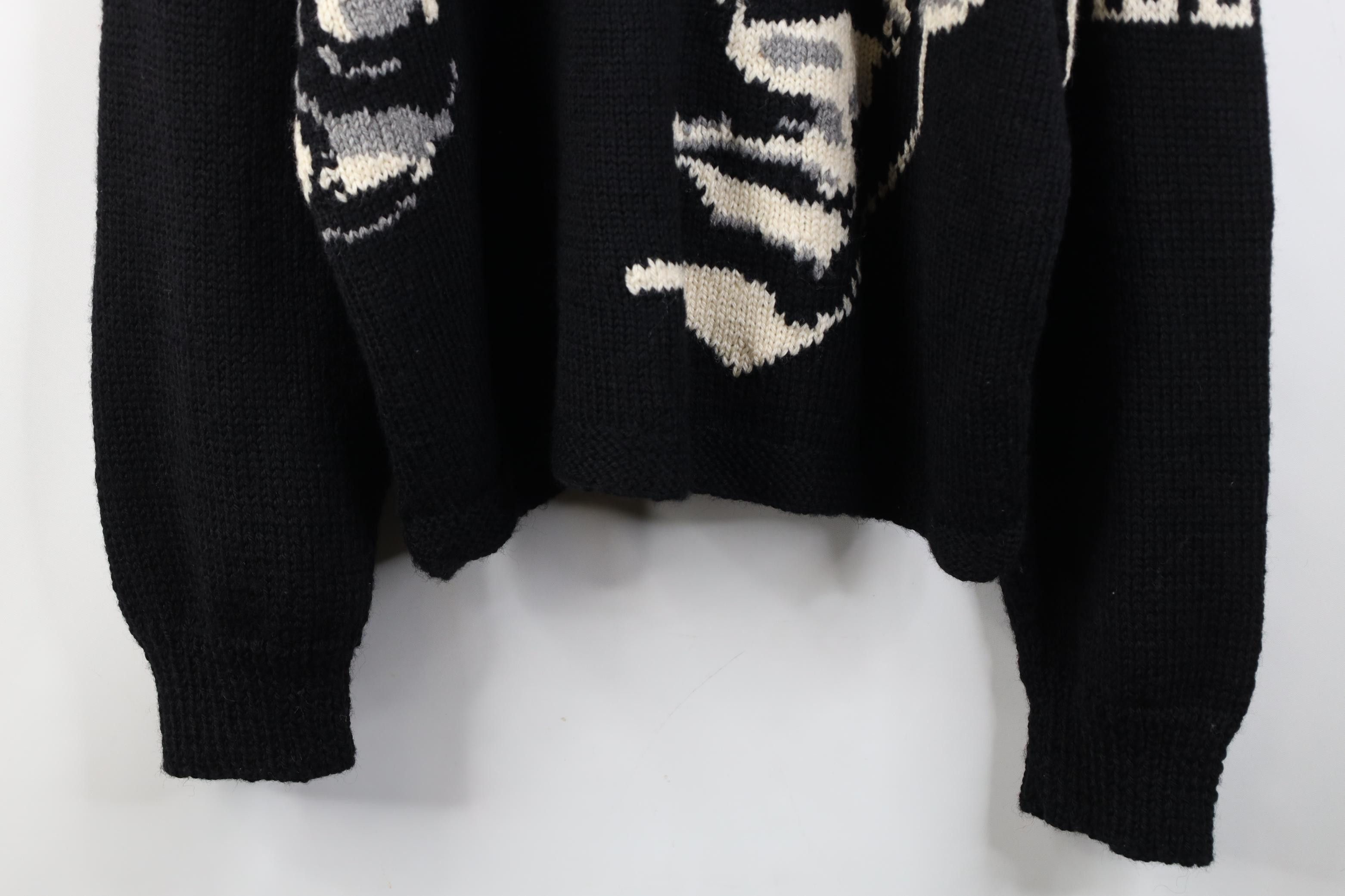 Vintage Vintage 90s Spell Out Michelangelo David Art Cropped Sweater Size XL / US 12-14 / IT 48-50 - 3 Thumbnail