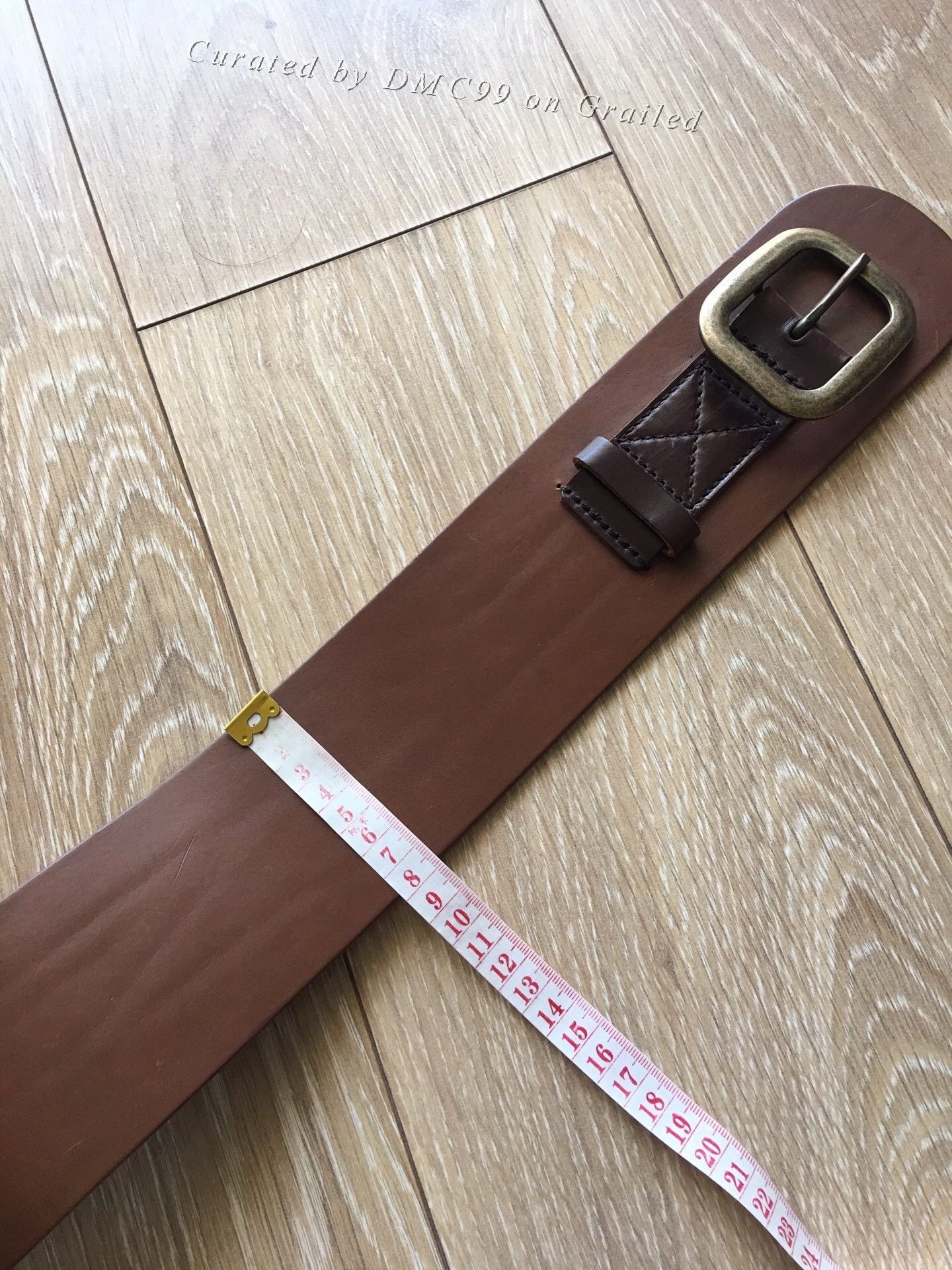 Dolce & Gabbana DG Runway Brown Leather Belt Size ONE SIZE - 4 Thumbnail