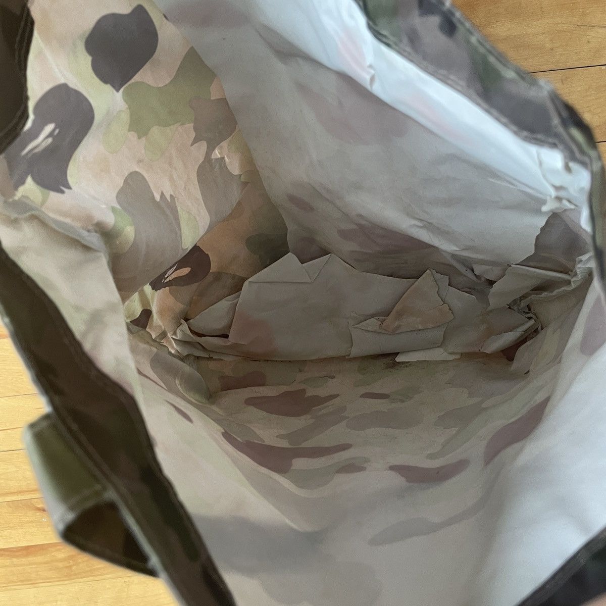 Bape Bape Camo Green and Black Tote Bag Size ONE SIZE - 6 Thumbnail