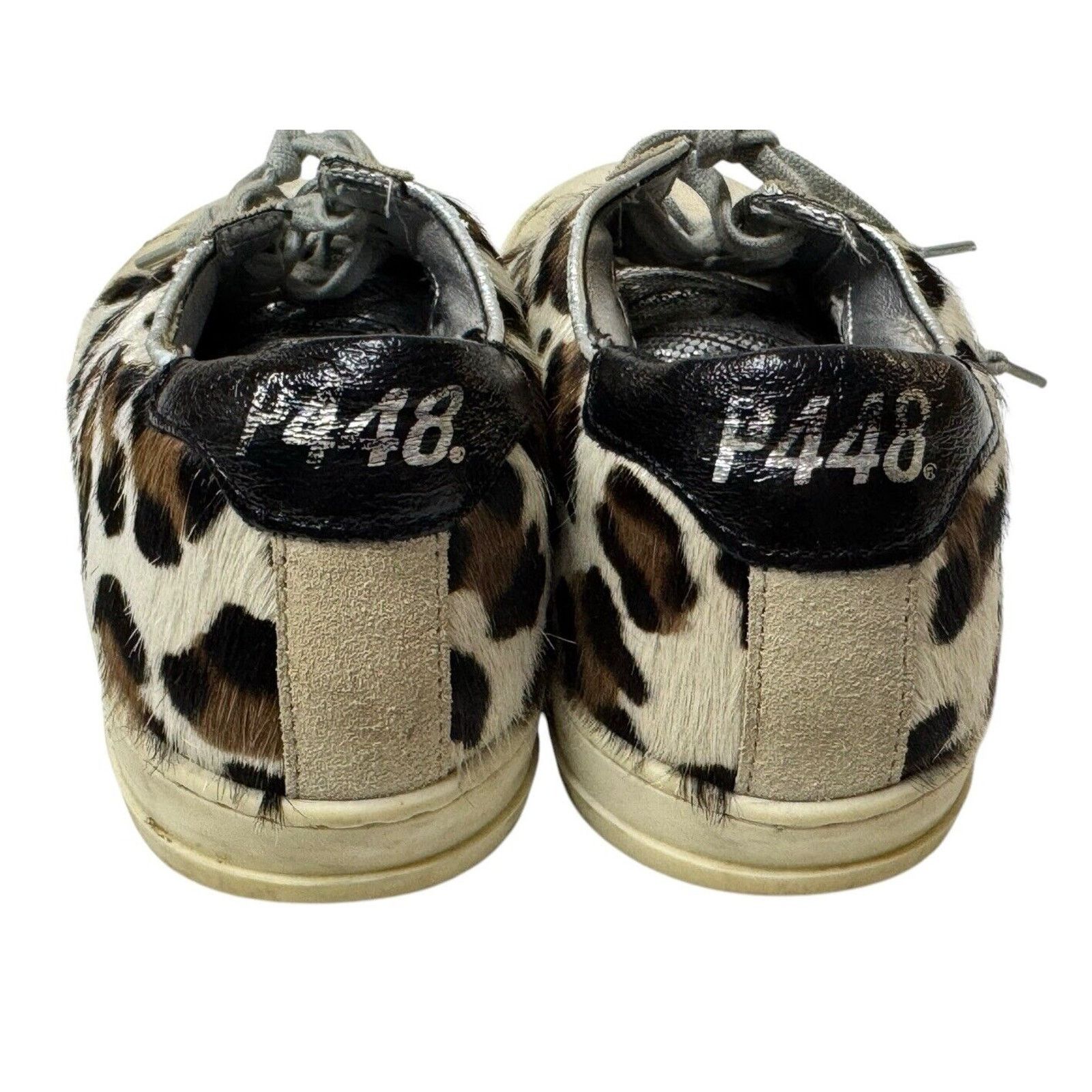 P448 P448 John Cow Genuine Calf Hair Sneakers Leopard Surf Shoes Size US 5.5 / IT 35.5 - 9 Thumbnail