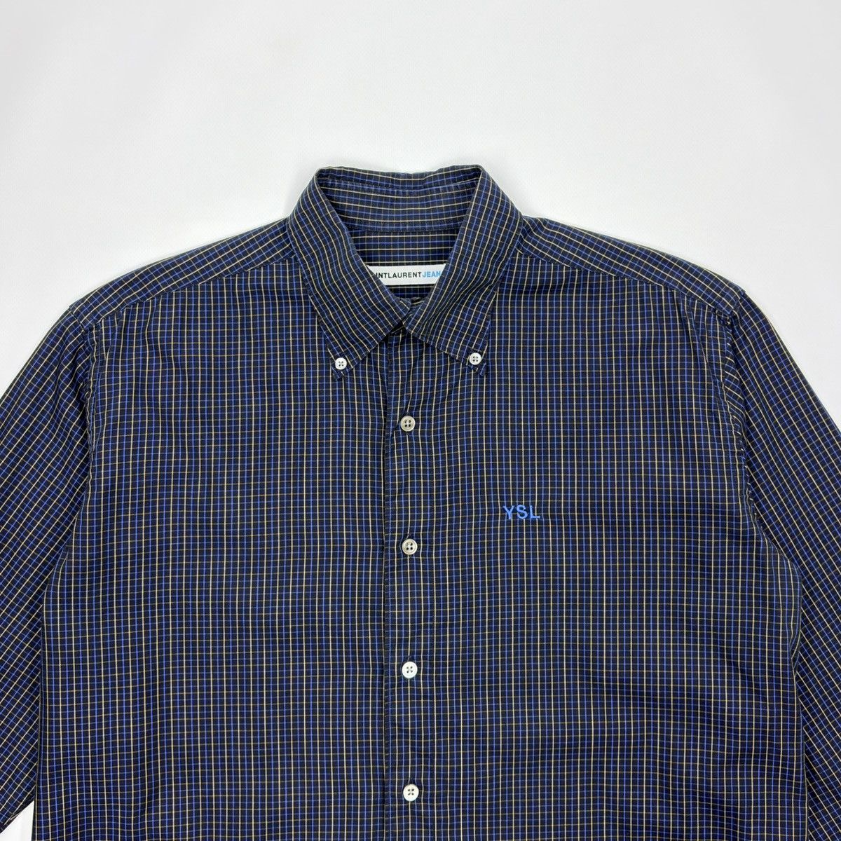Saint Laurent Paris Saint Laurent Jeans Shirt Button Up Size US L / EU 52-54 / 3 - 3 Thumbnail