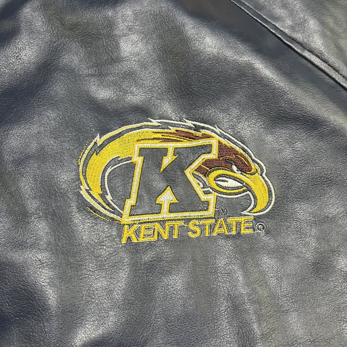 Steve And Barrys Vintage Kent State University Steve & Barrys Leather Jacket Size US XL / EU 56 / 4 - 6 Thumbnail
