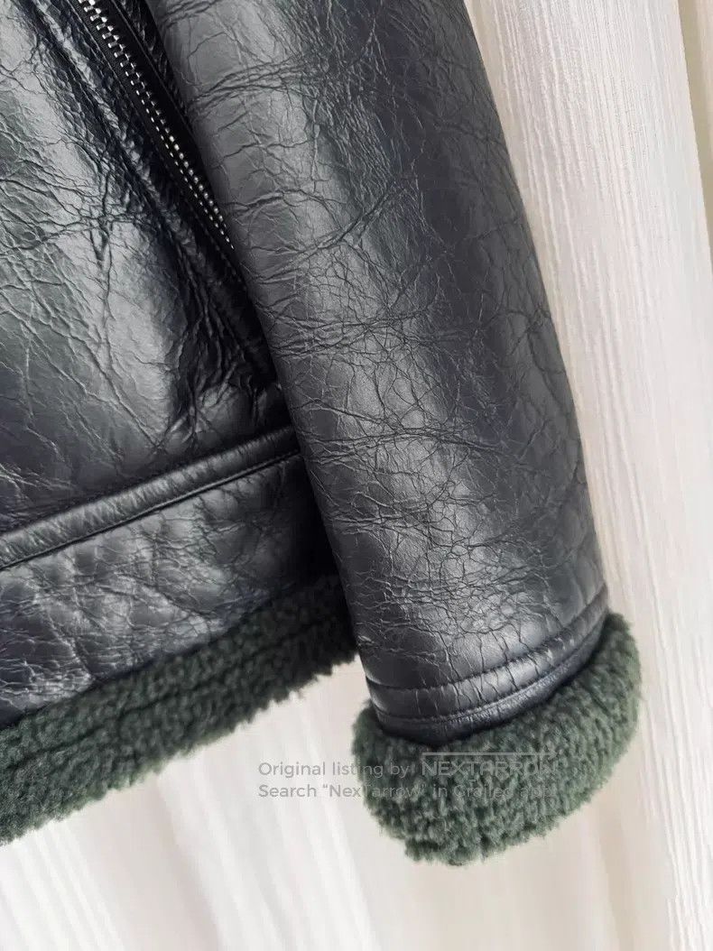 Dior Dior Leather and Fur Integrated Fur Coat Size US S / EU 44-46 / 1 - 3 Thumbnail