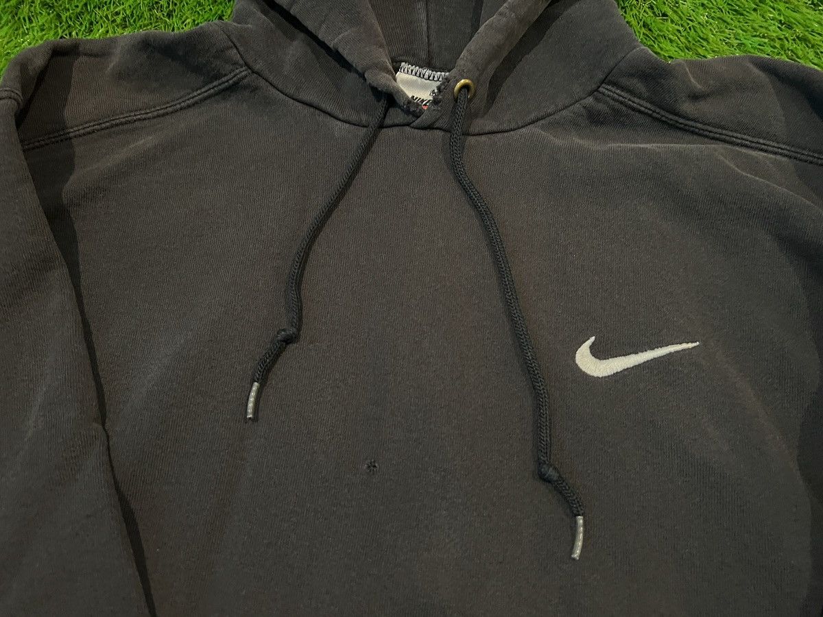 Nike Vintage Nike 90s Hoodie Black Oversized USA Rare Swoosh Size US L / EU 52-54 / 3 - 4 Thumbnail