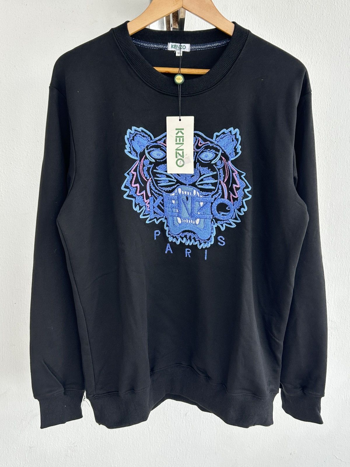 Kenzo Kenzo Sweatshirt Vintage NOS Blue Size US XL / EU 56 / 4 - 1 Thumbnail