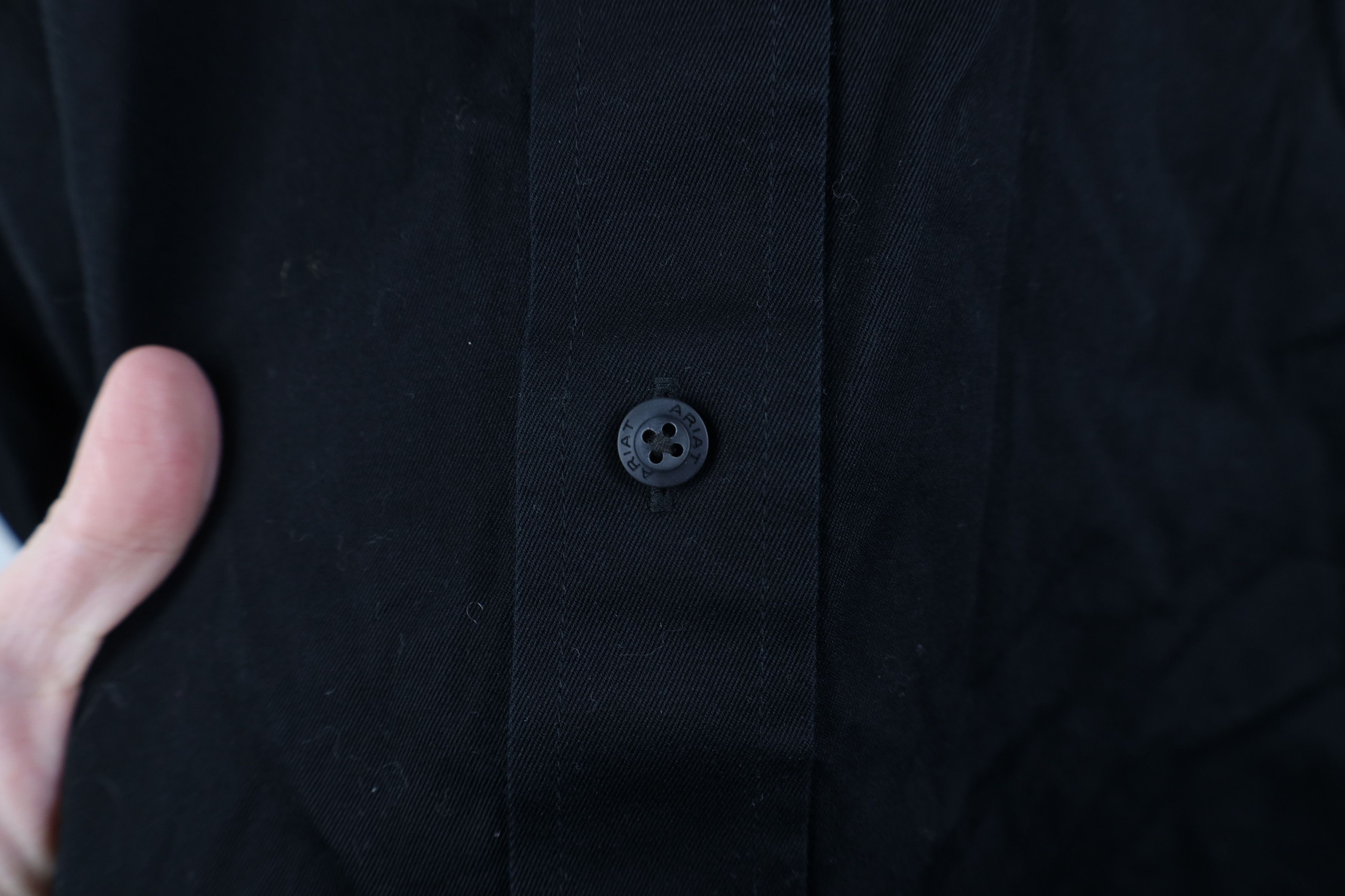 Ariat Ariat Heavyweight Collared Button Down Shirt Workwear Black Size US XL / EU 56 / 4 - 7 Thumbnail