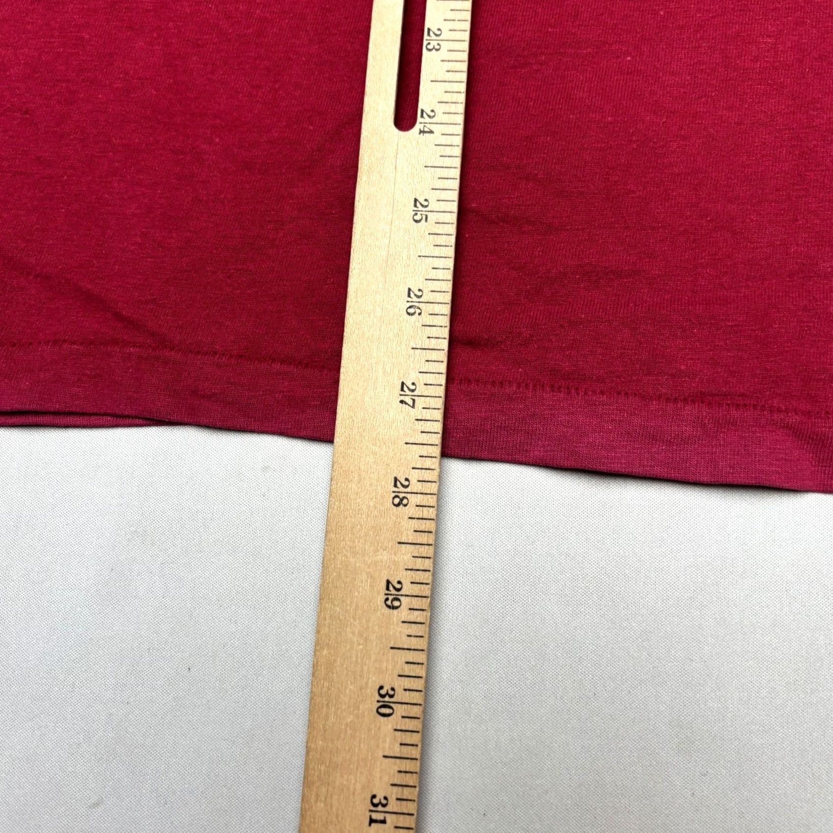 Hanes VINTAGE Sisters Oregon Llama Shirt Men's Large Red 80s Single Stitch Size US L / EU 52-54 / 3 - 7 Thumbnail