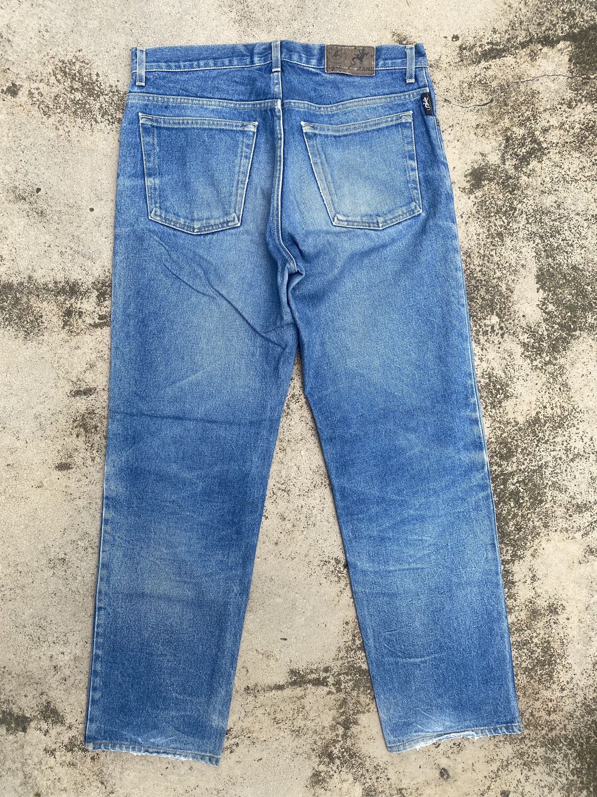 Designer × Japanese Brand × agnes b. Agnes B Homme Loose Faded Jeans Size US 32 / EU 48 - 13 Thumbnail