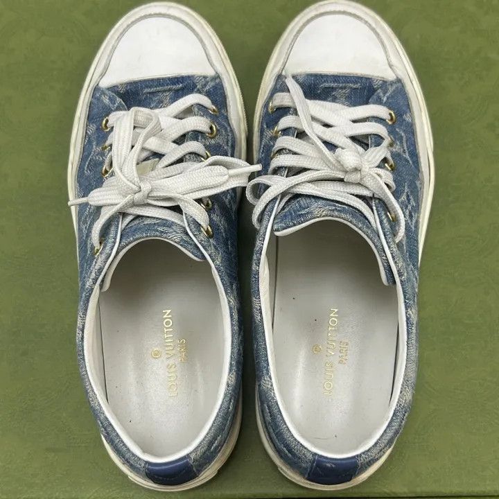 Louis Vuitton Louis Vuitton Denim Fashion Sneakers for Women -2508 Size US 6 / IT 36 - 1 Thumbnail