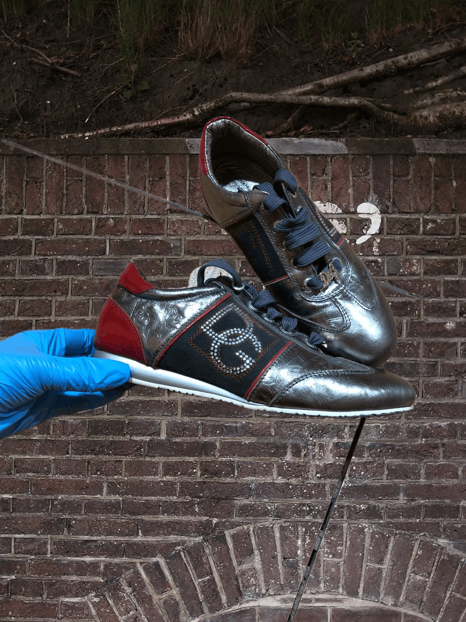 Dolce & Gabbana Dolce Gabbana D&G Low Top Sneakers LUXURY DESIGNER Size US 6 / IT 36 - 1 Thumbnail