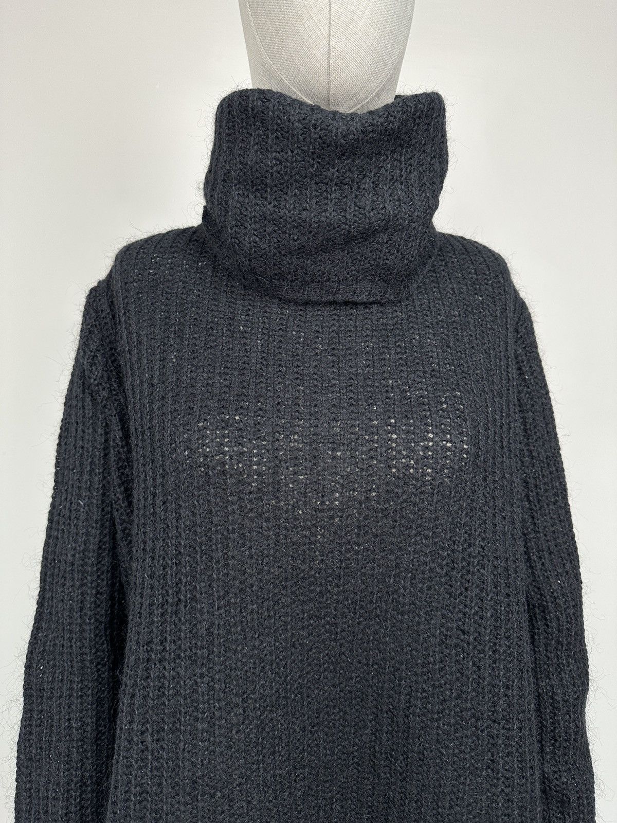 Other HINDAHL & SKUDELNY Avant Garde Mohair High Neck Knit Sweater Size M / US 6-8 / IT 42-44 - 5 Thumbnail