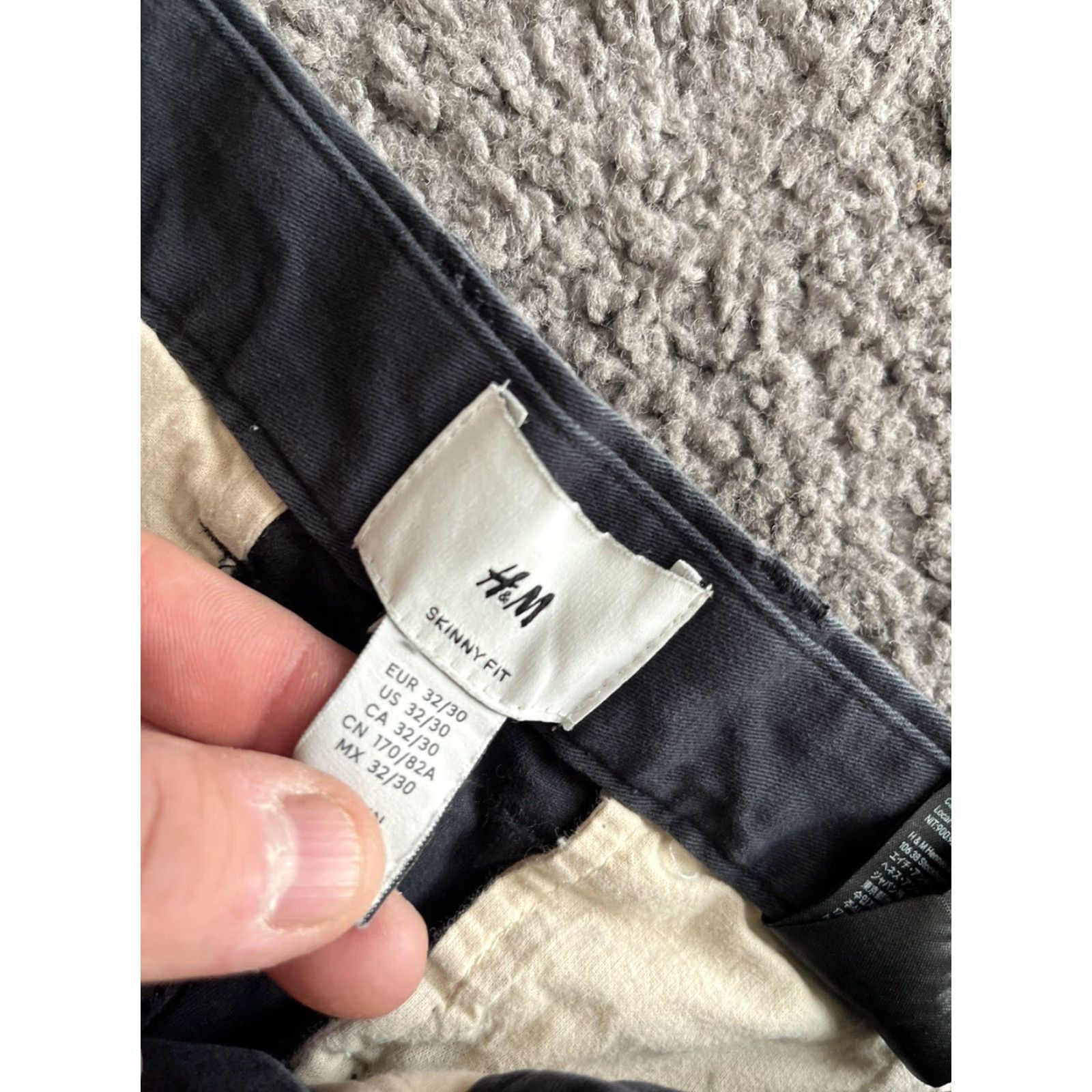 H&M H&M Skinny Fit Jeans Men's Size 32x30 Navy Blue Slim Denim 5-Pocket Design Size US 32 / EU 48 - 5 Thumbnail