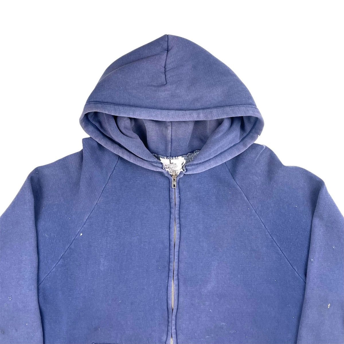 Vintage VINTAGE THRASHED FADED GERMAN ZIP HOODIE Size US L / EU 52-54 / 3 - 5 Thumbnail