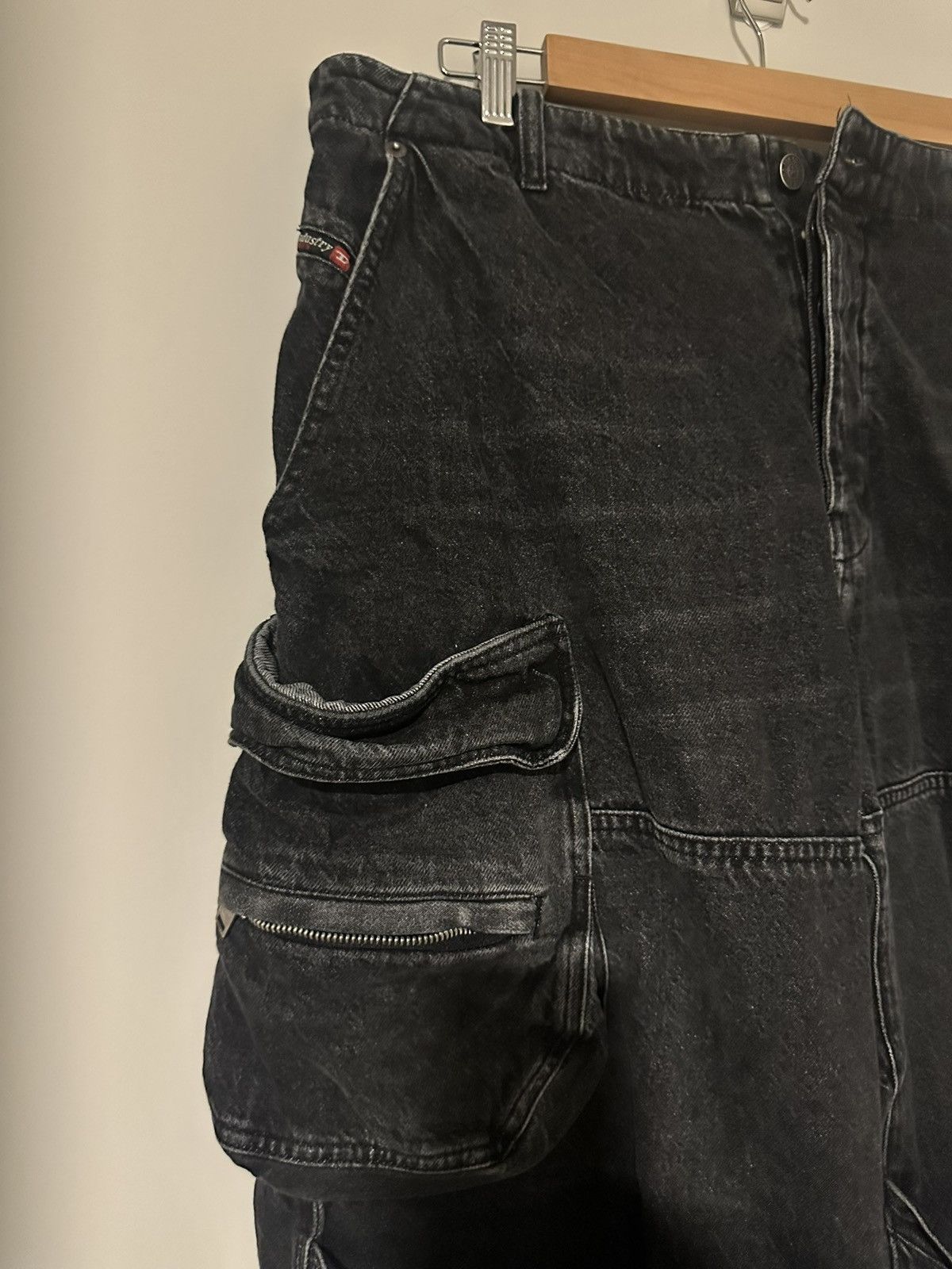 Diesel Wide Leg Cargo Pants Size US 34 / EU 50 - 3 Thumbnail